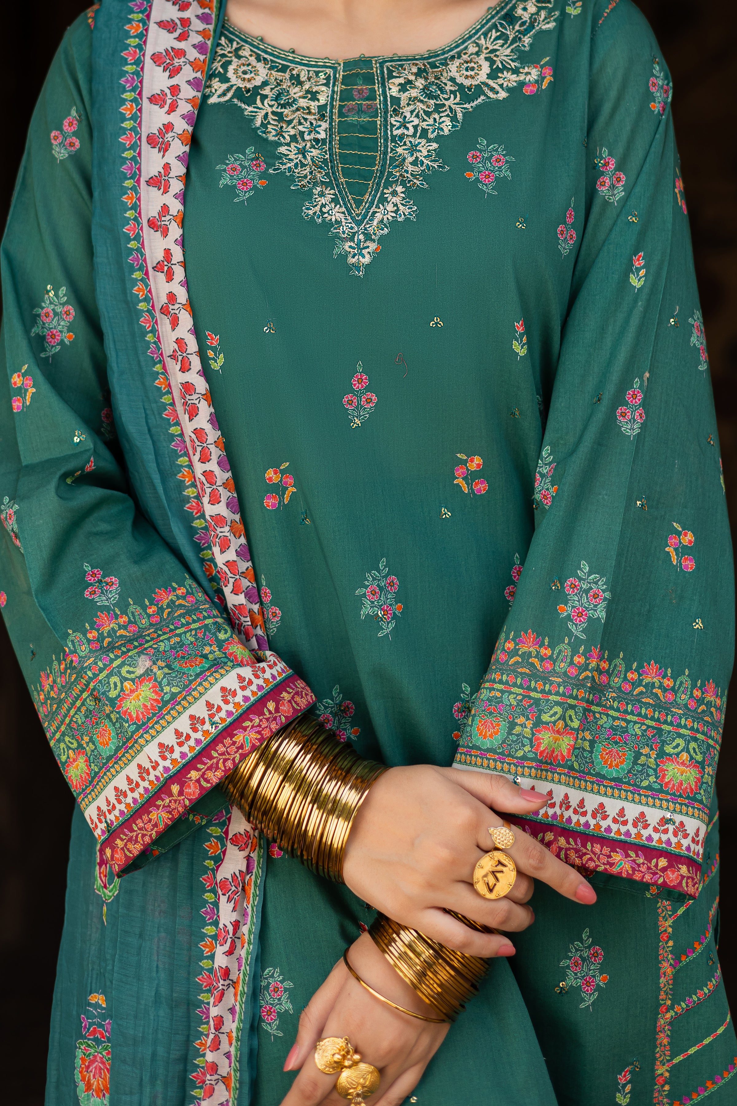 Arya 3Pc- Printed Lawn Dress - Image 8