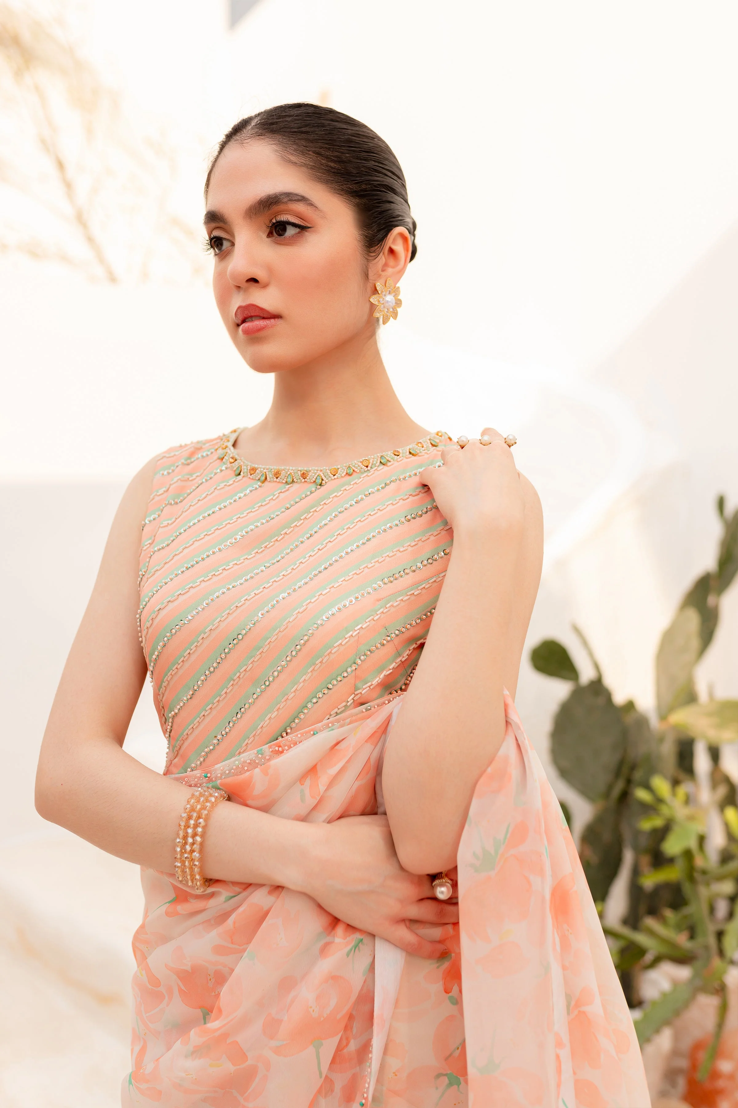 Aspin 4Pc - Luxe PRET Saree - Image 13