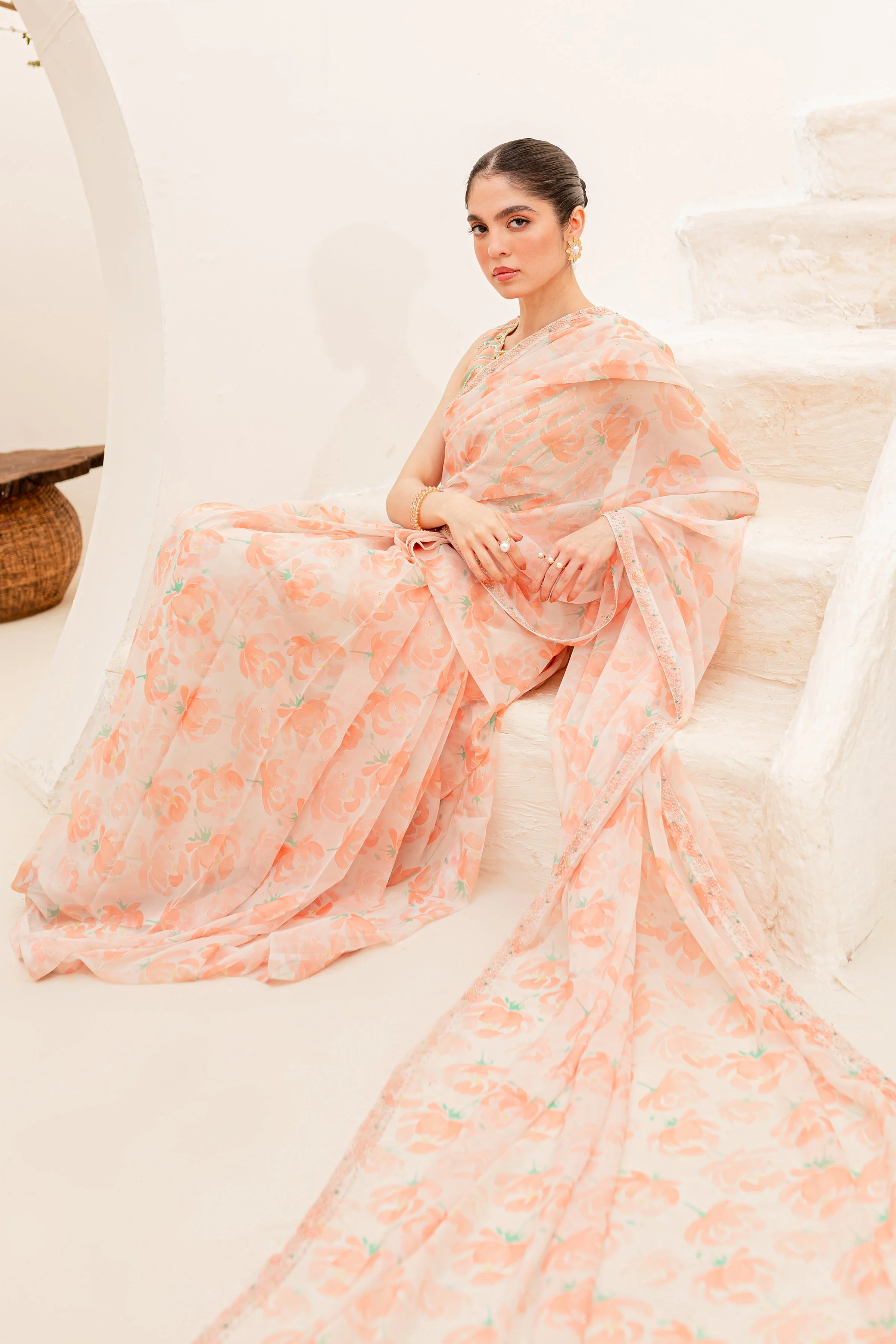 Aspin 4Pc - Luxe PRET Saree - Image 21