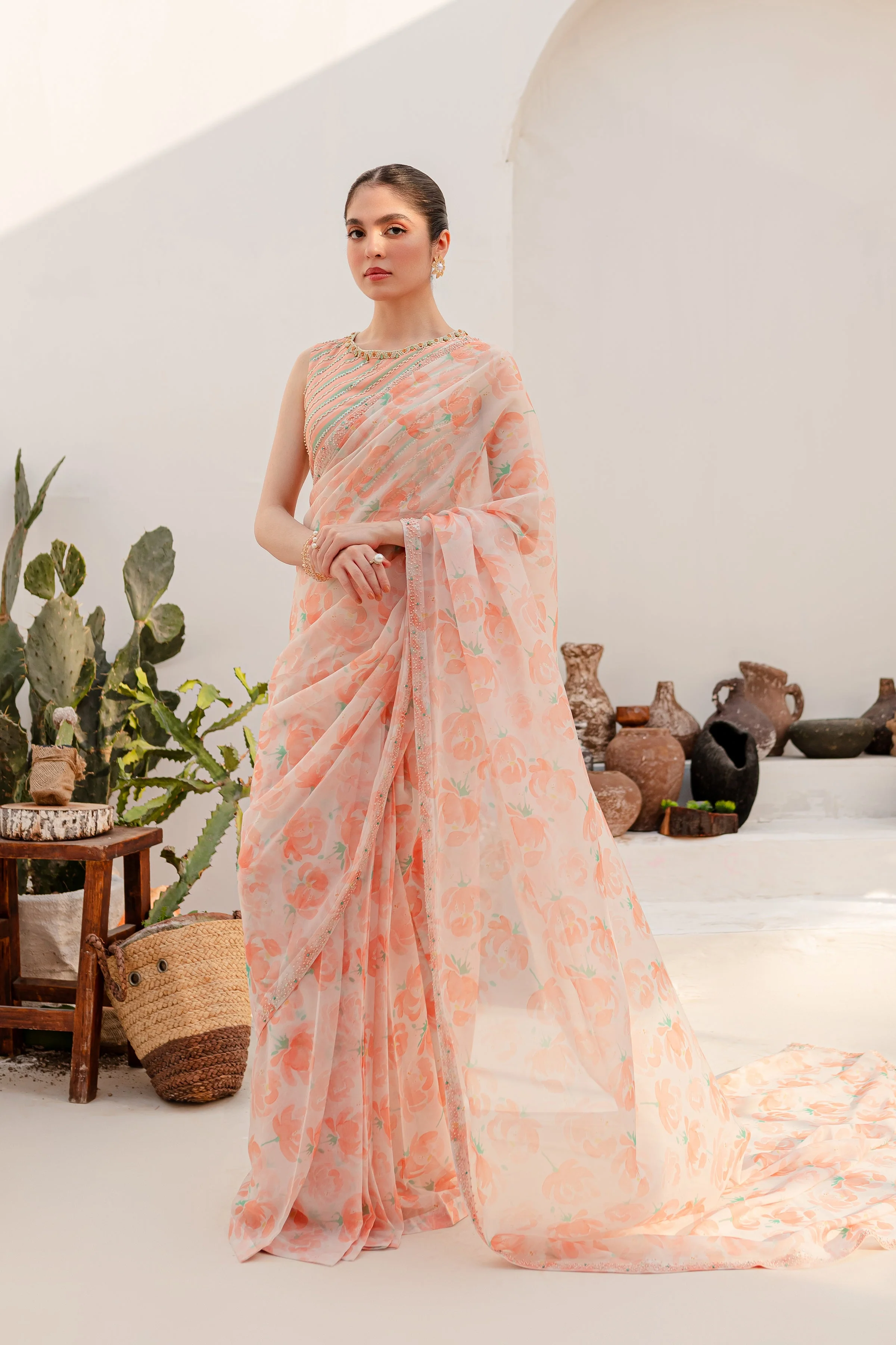 Aspin 4Pc - Luxe PRET Saree - Image 22