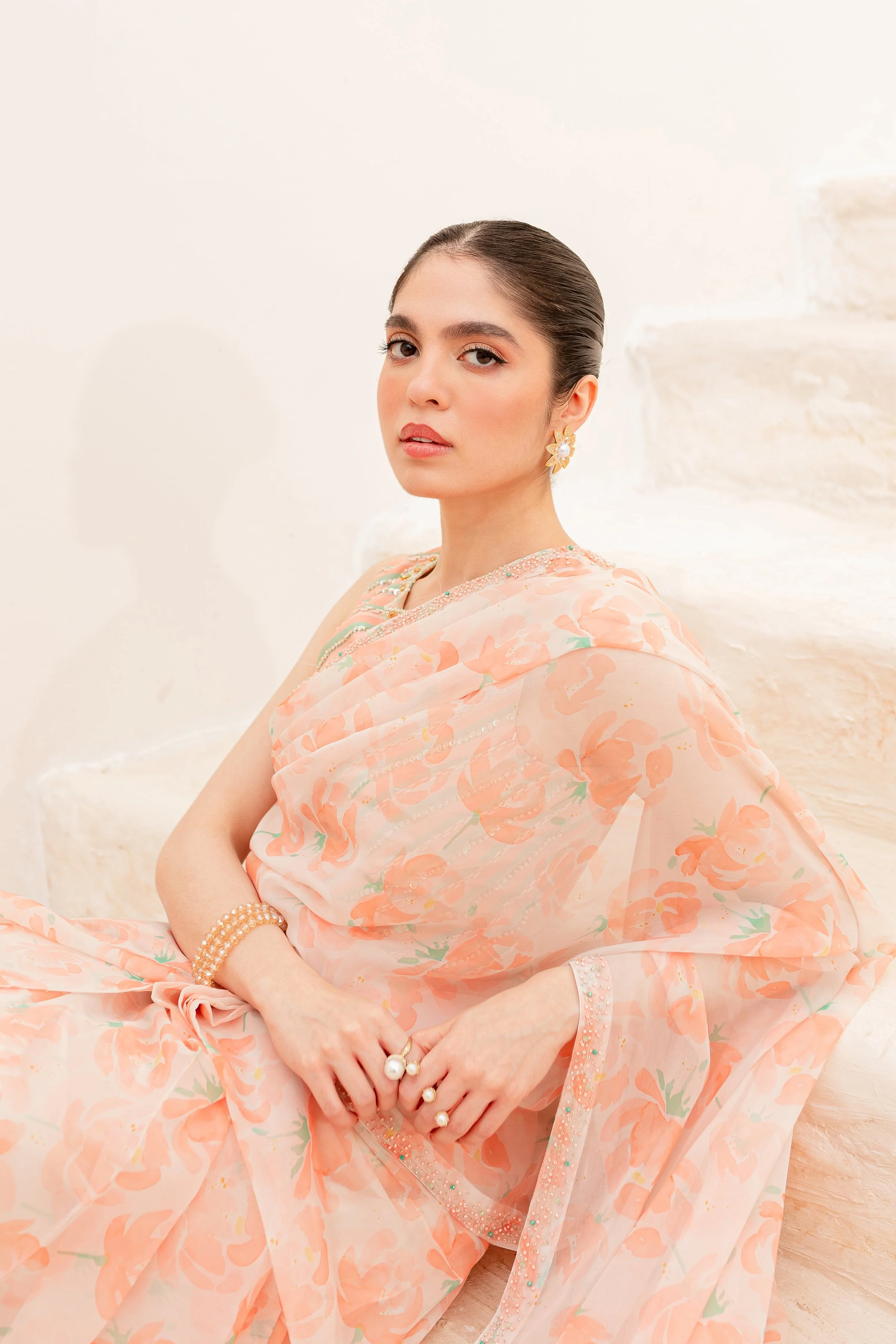 Aspin 4Pc - Luxe PRET Saree - Image 7