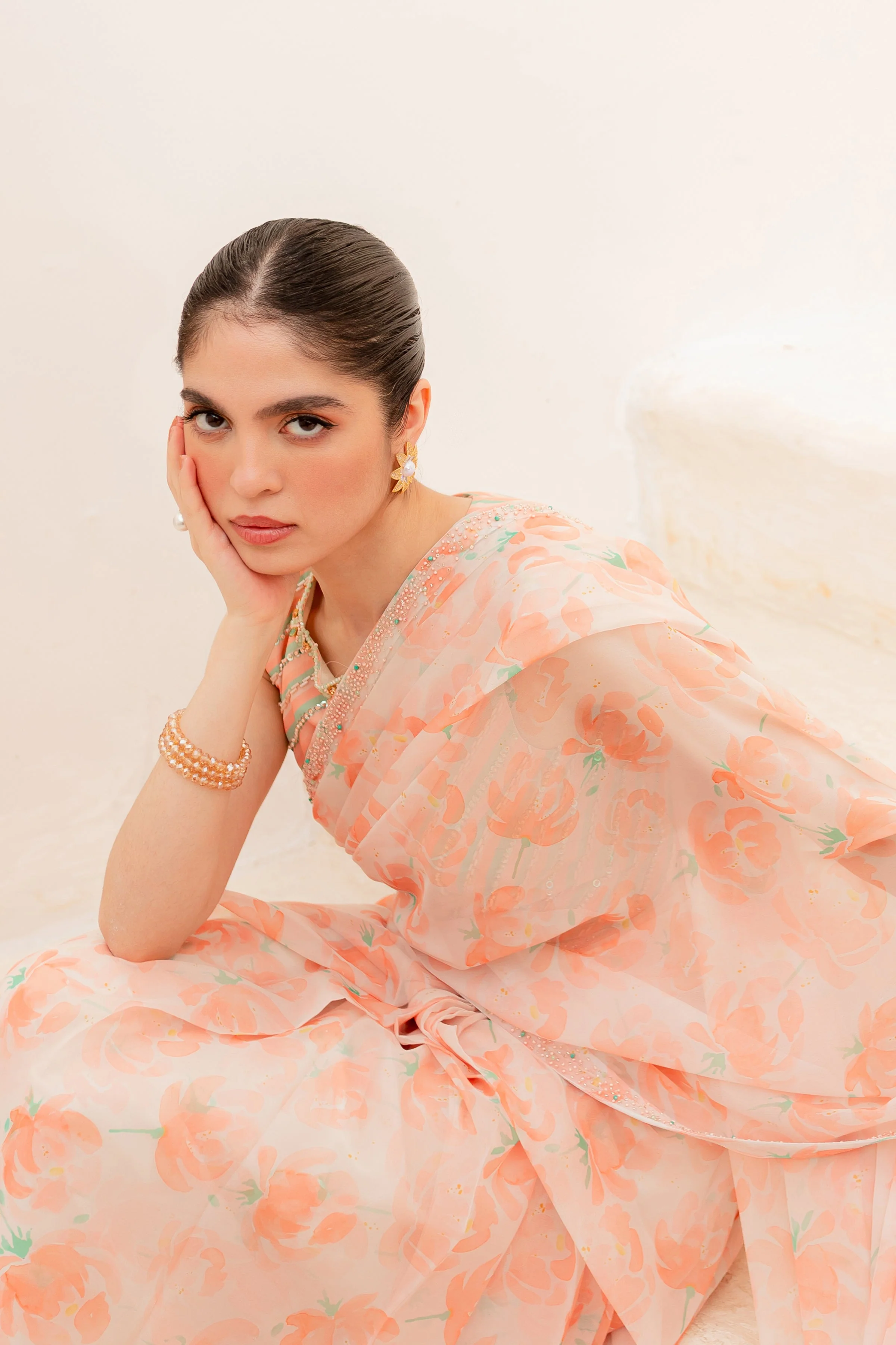 Aspin 4Pc - Luxe PRET Saree - Image 8