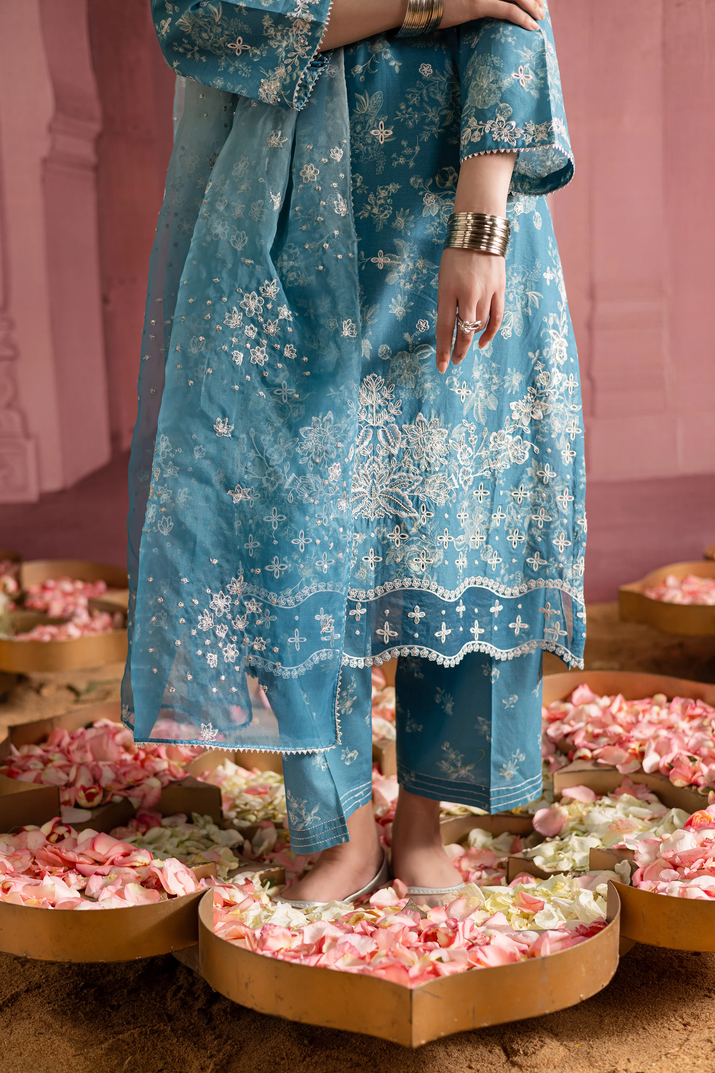Aster 3Pc - Printed Lawn Dress - Image 7