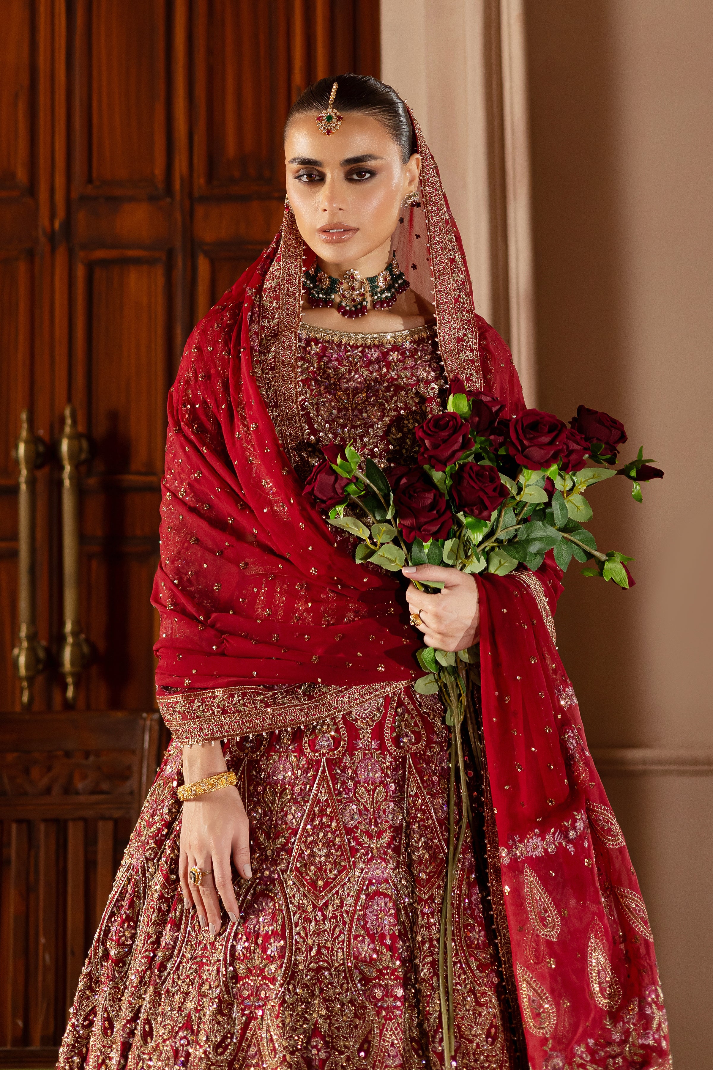 Azrina 4Pc - Bridal Dress - Image 3