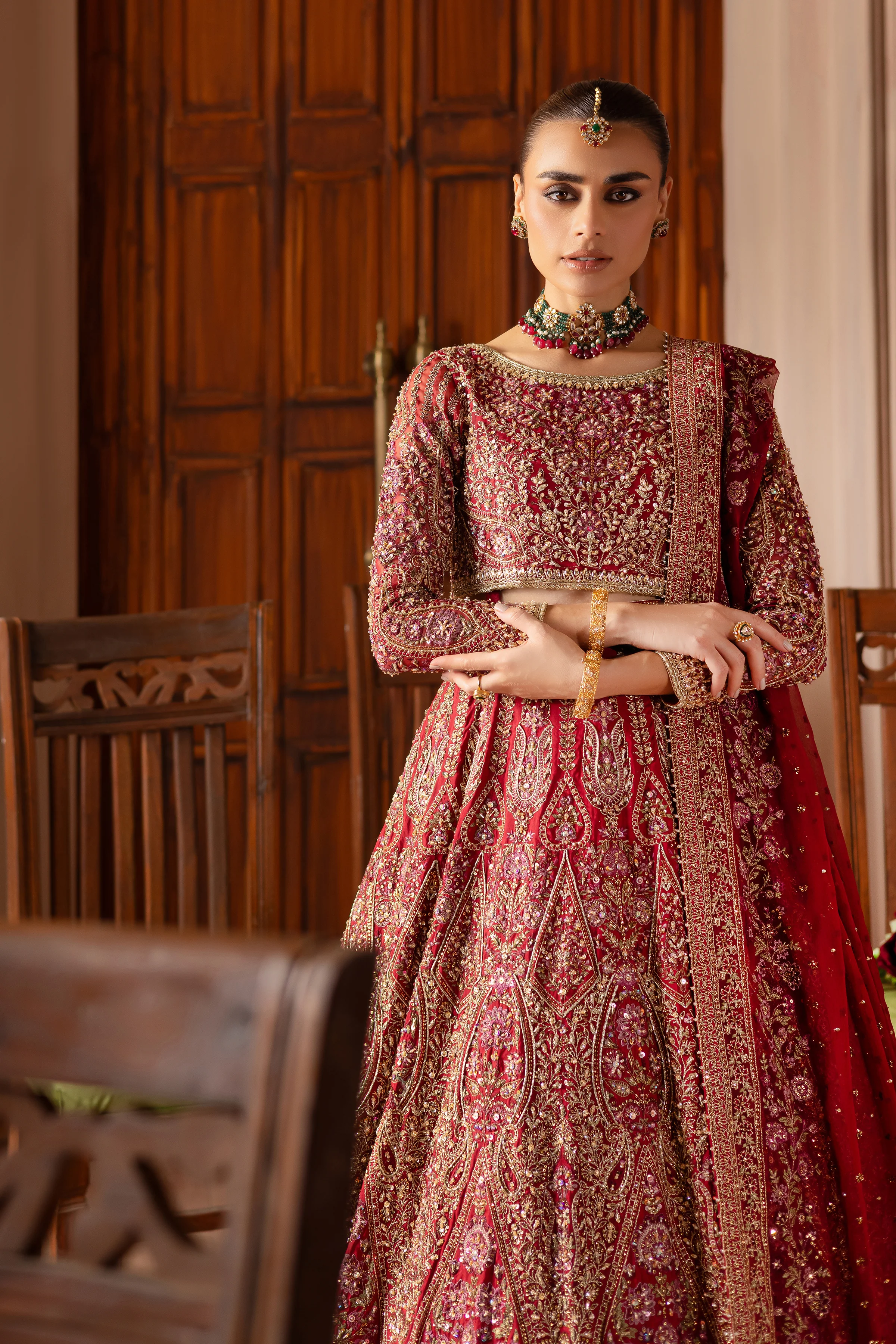 Azrina 4Pc - Bridal Dress - Image 5