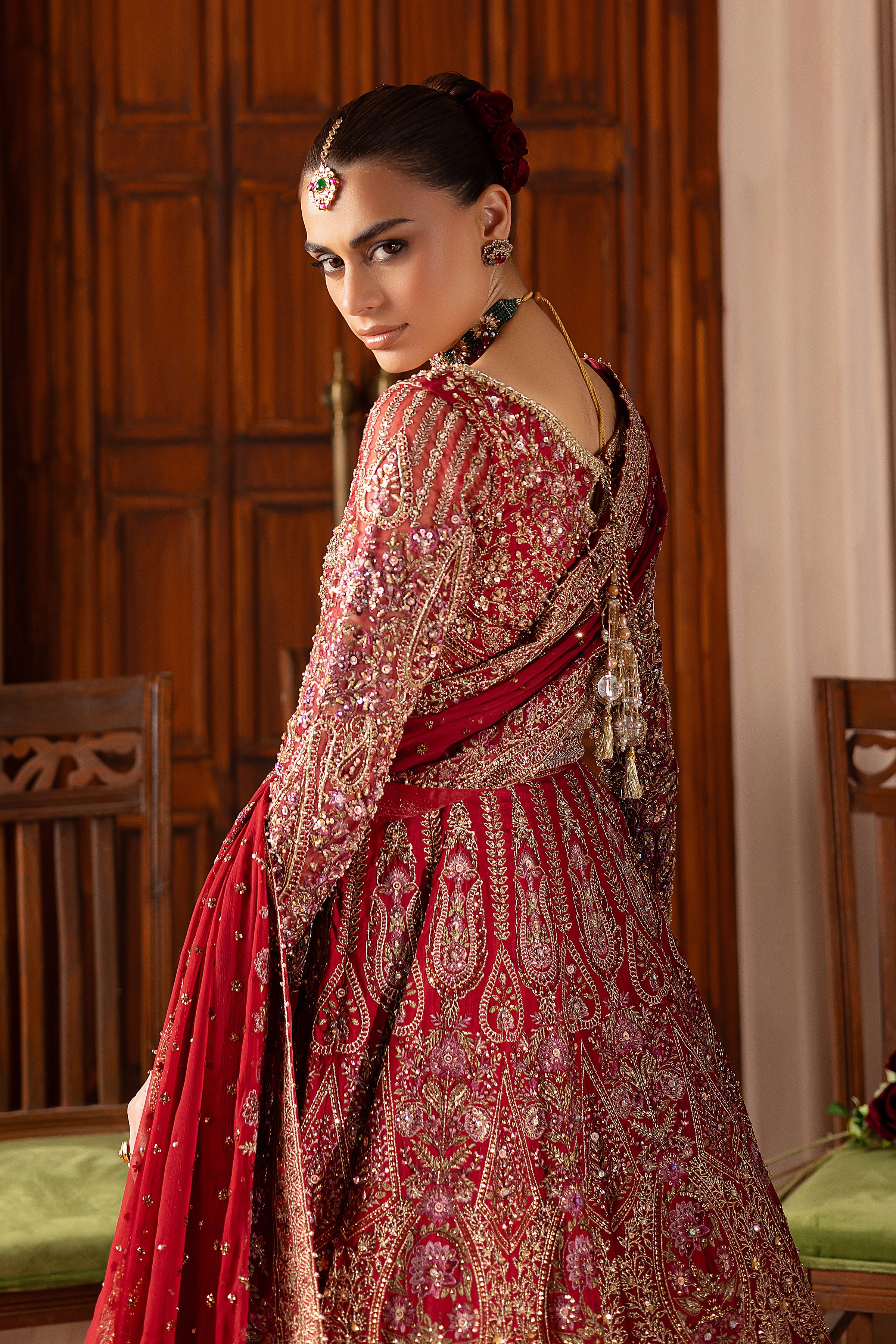 Azrina 4Pc - Bridal Dress - Image 6