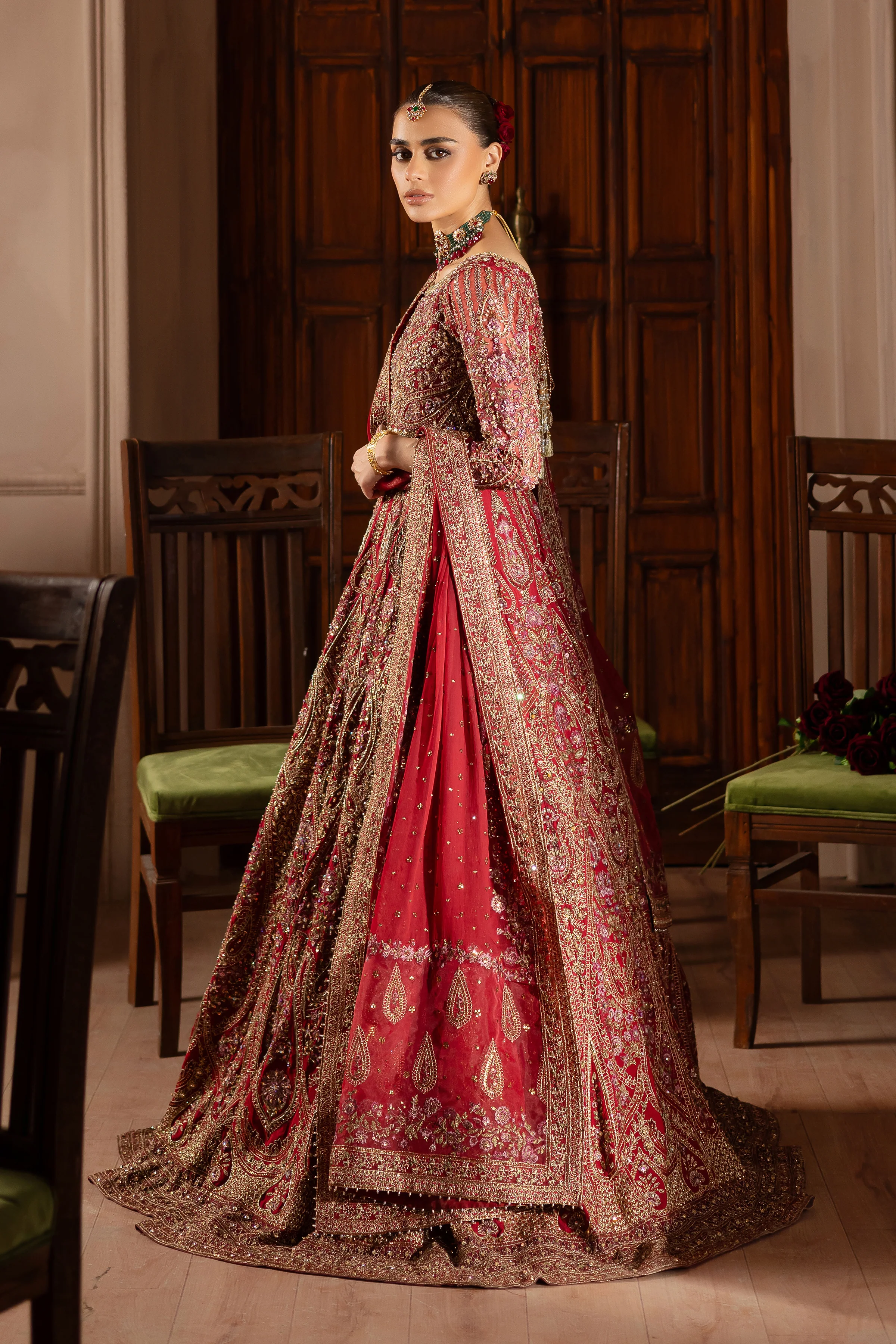 Azrina 4Pc - Bridal Dress - Image 8