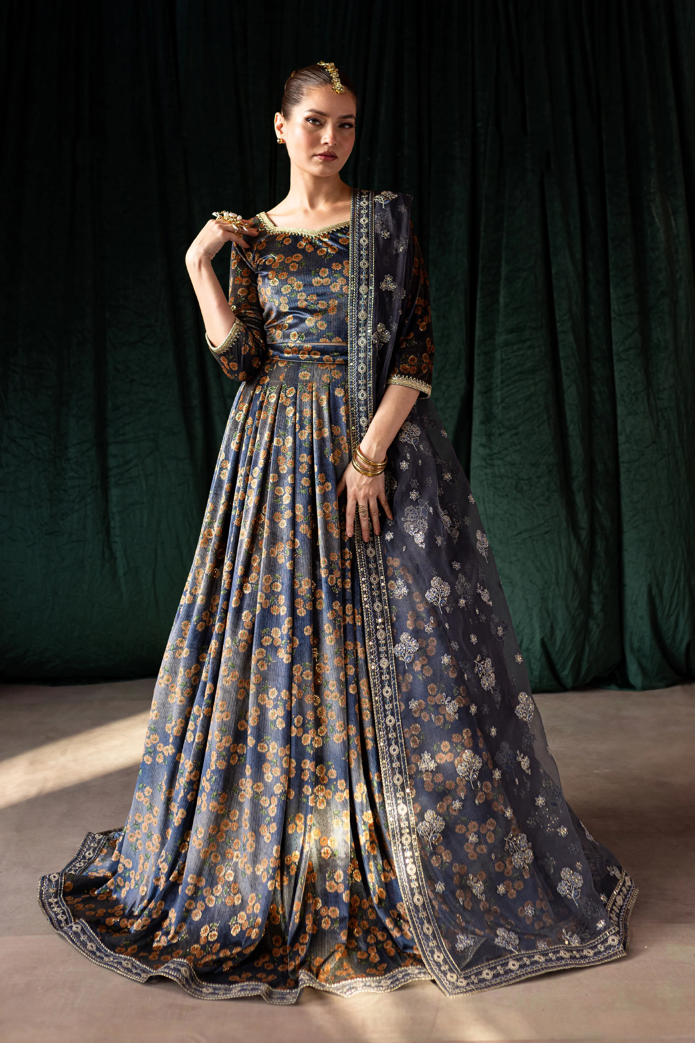 Blue Cicely  3Pc - Formal Dress - Image 4