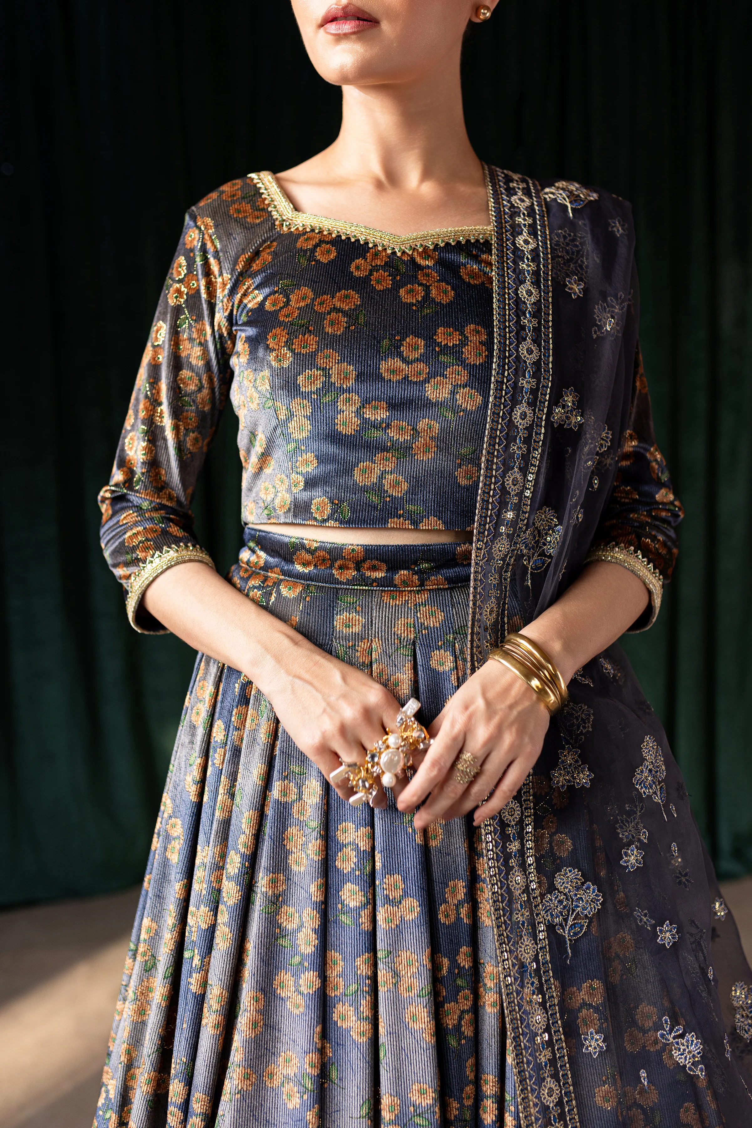 Blue Cicely  3Pc - Formal Dress - Image 9