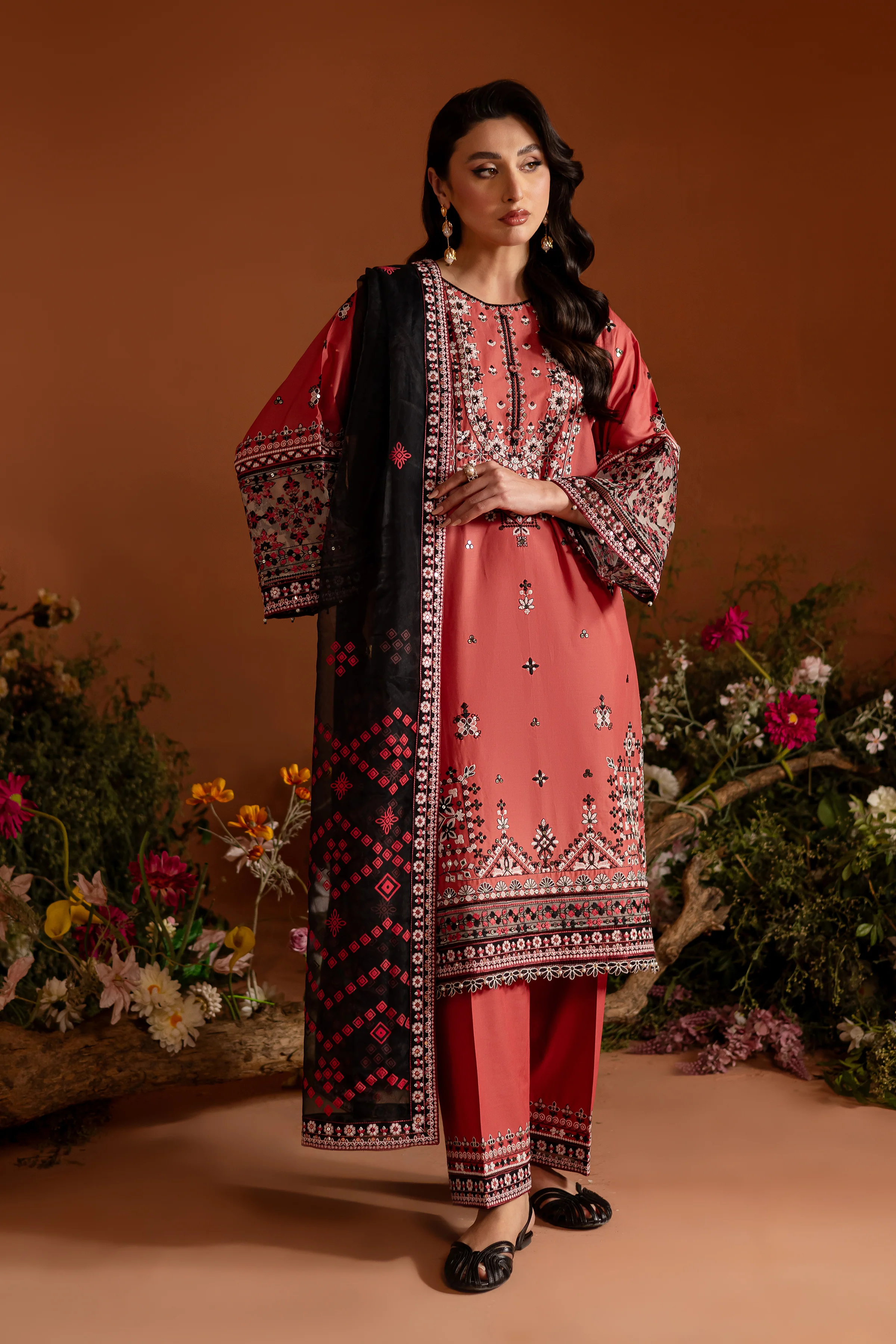 BrickLane 3Pc - Embroidered Lawn Dress - Image 5