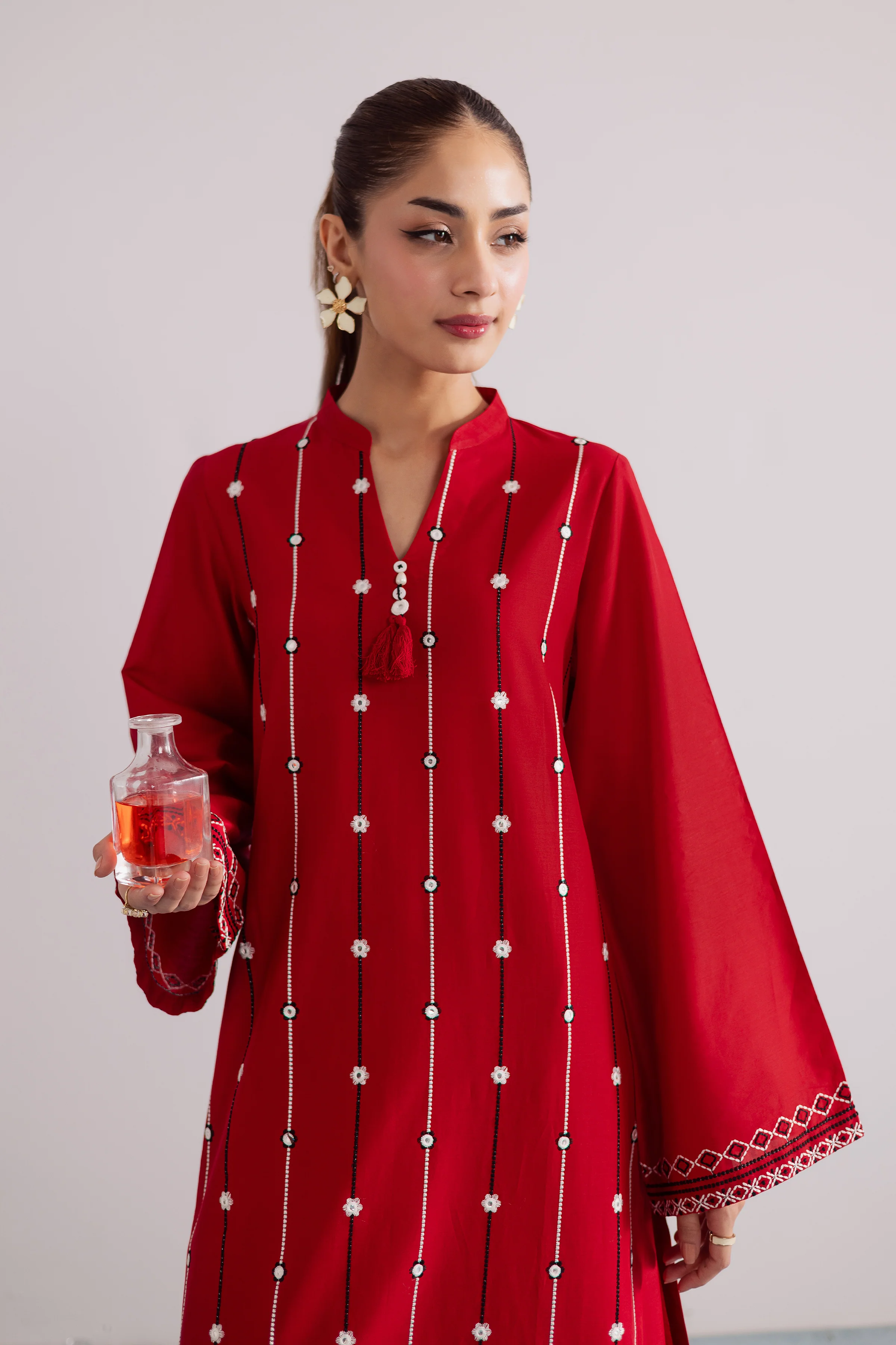 Claret 2Pc - Embroidered Casual Pret - Image 3