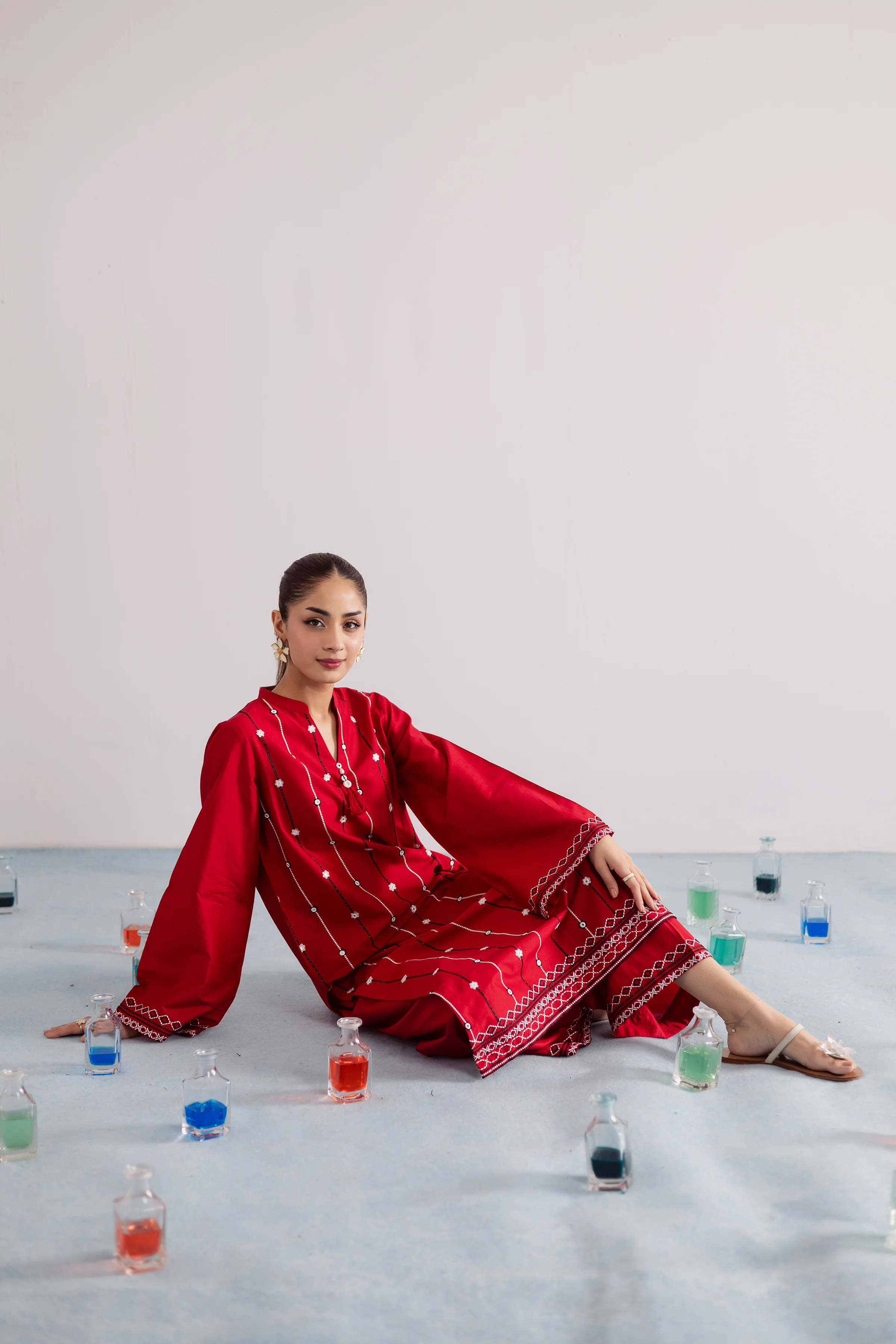 Claret 2Pc - Embroidered Casual Pret - Image 4