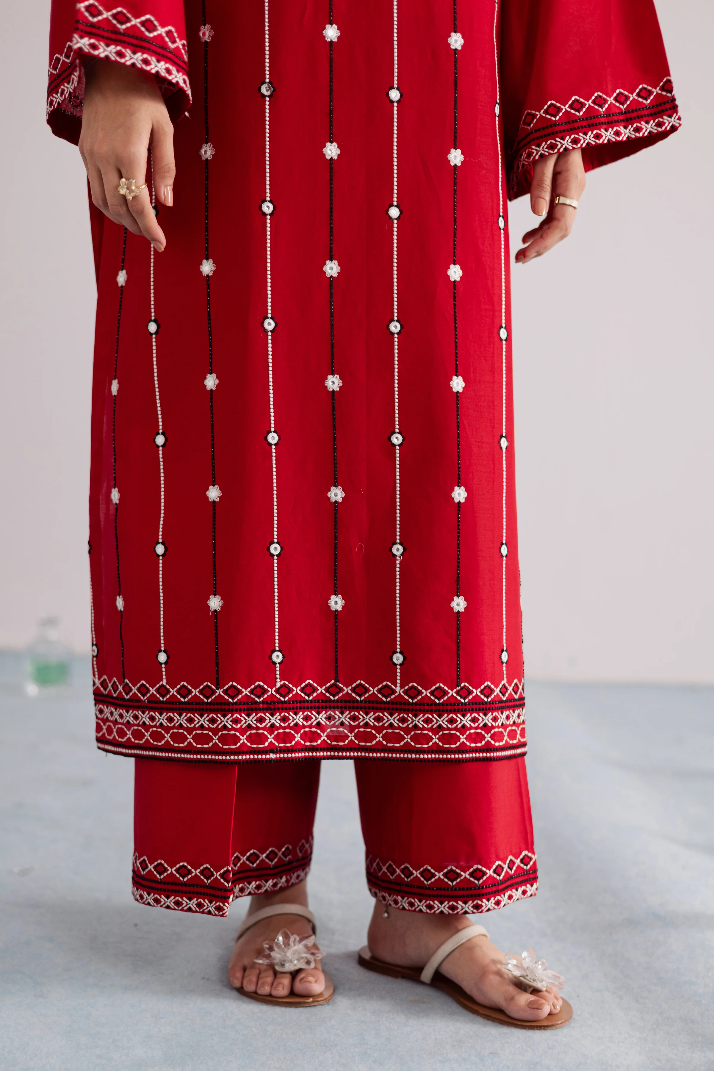 Claret 2Pc - Embroidered Casual Pret - Image 8