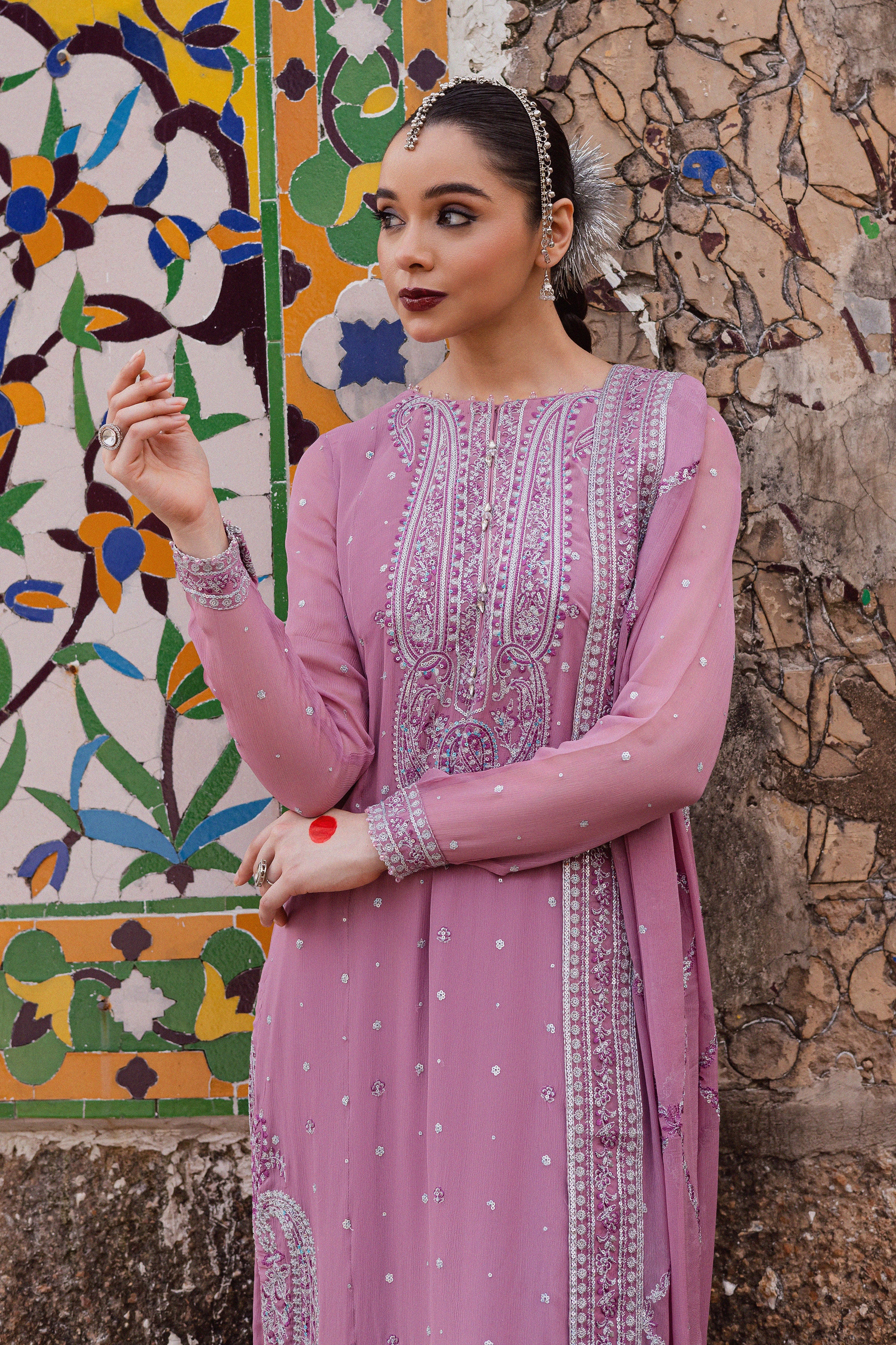 Dusty Salina 3Pc - Festive Luxe Pret - Image 6