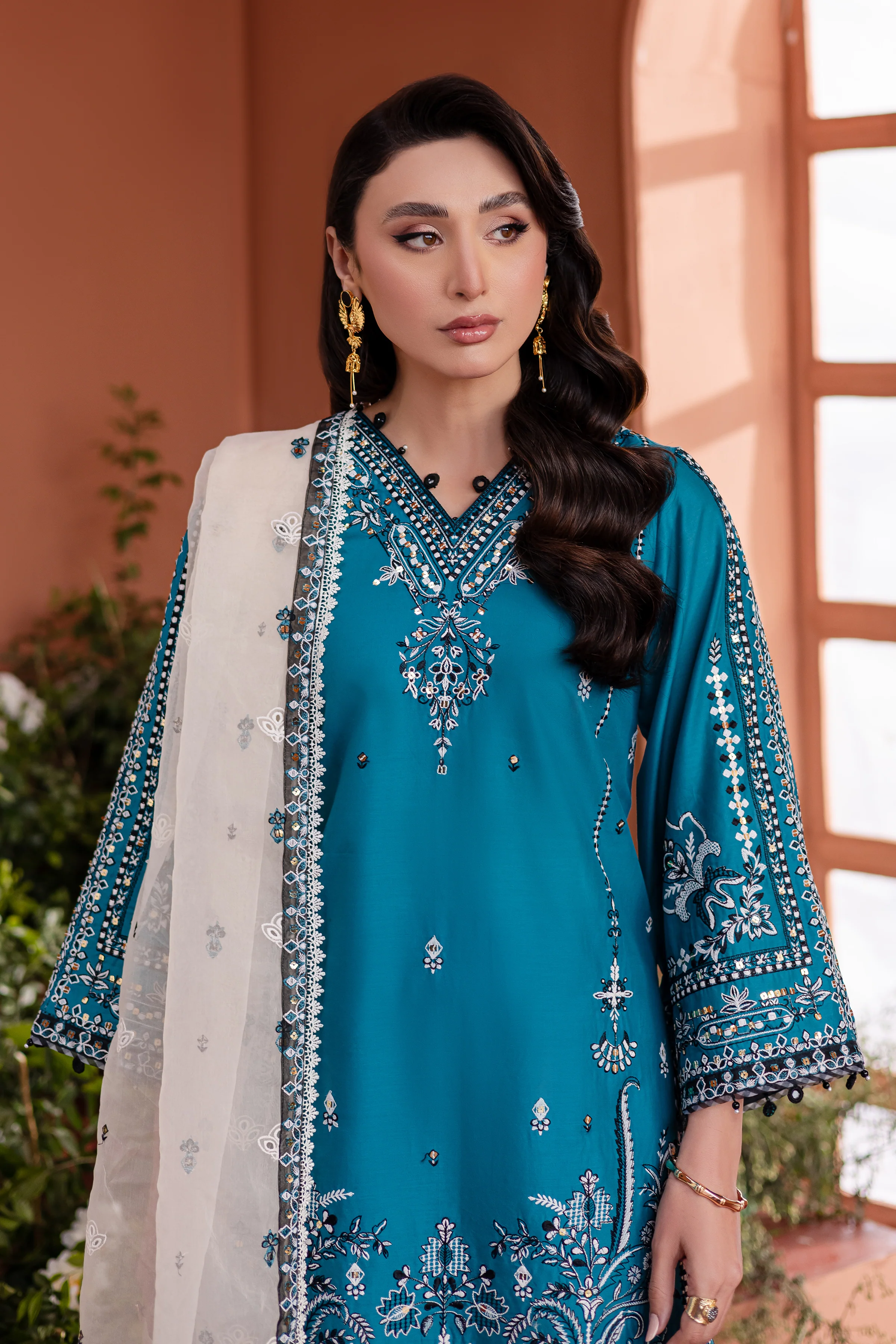 Edinaa 3Pc - Embroidered Lawn Dress - Image 3