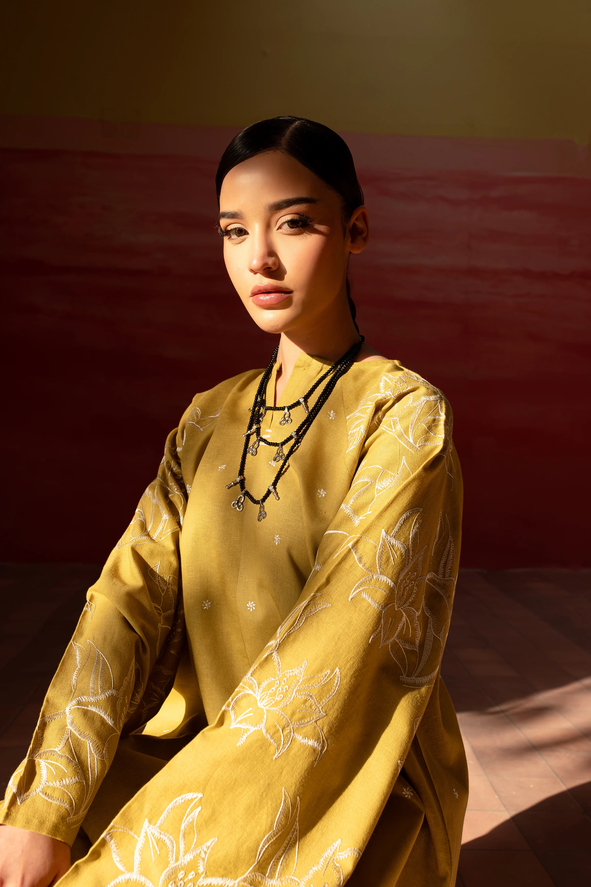 Famy 2Pc - Embroidered Karandi Dress - Image 8