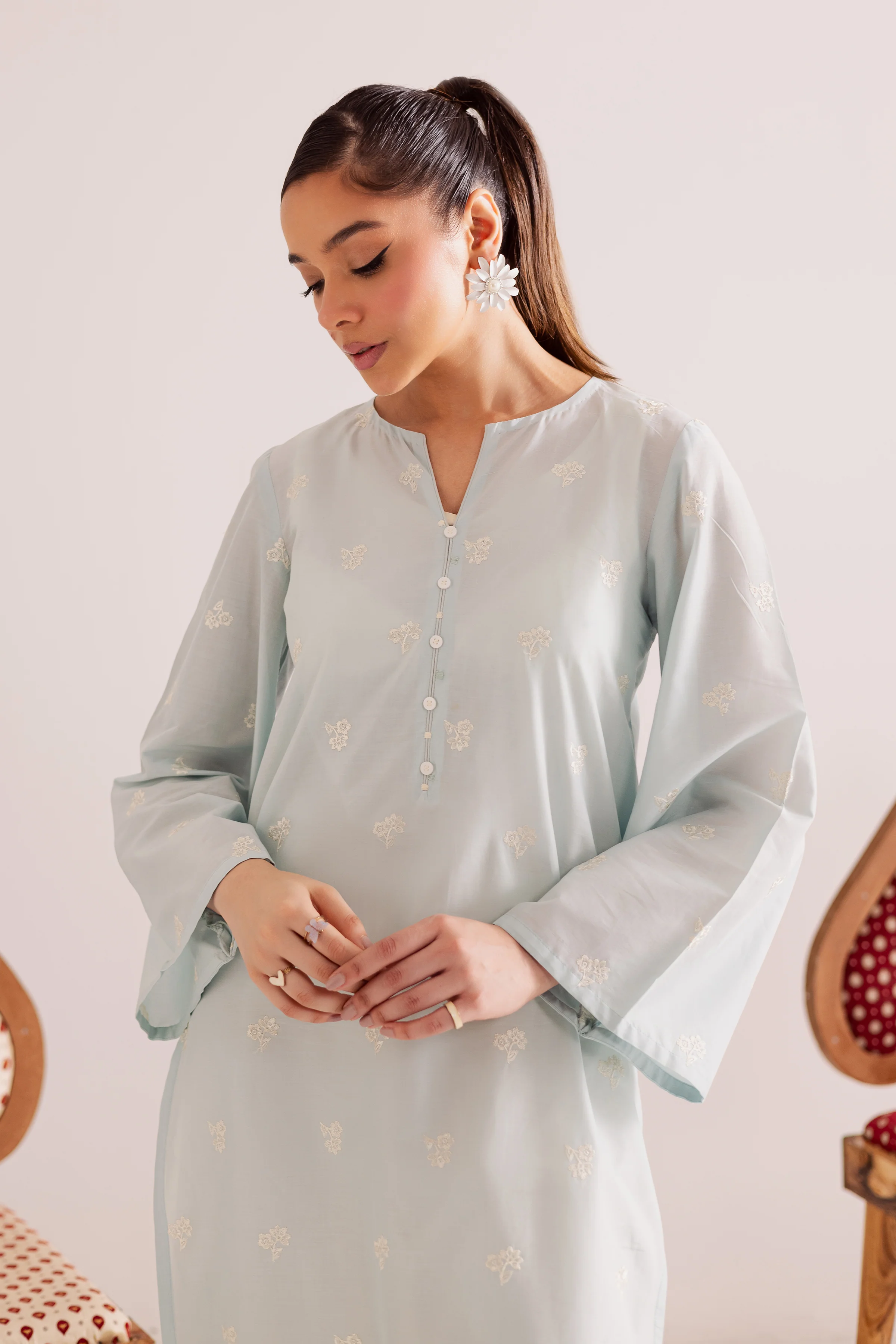 Feyre 2Pc - Embroidered Casual Pret - Image 3