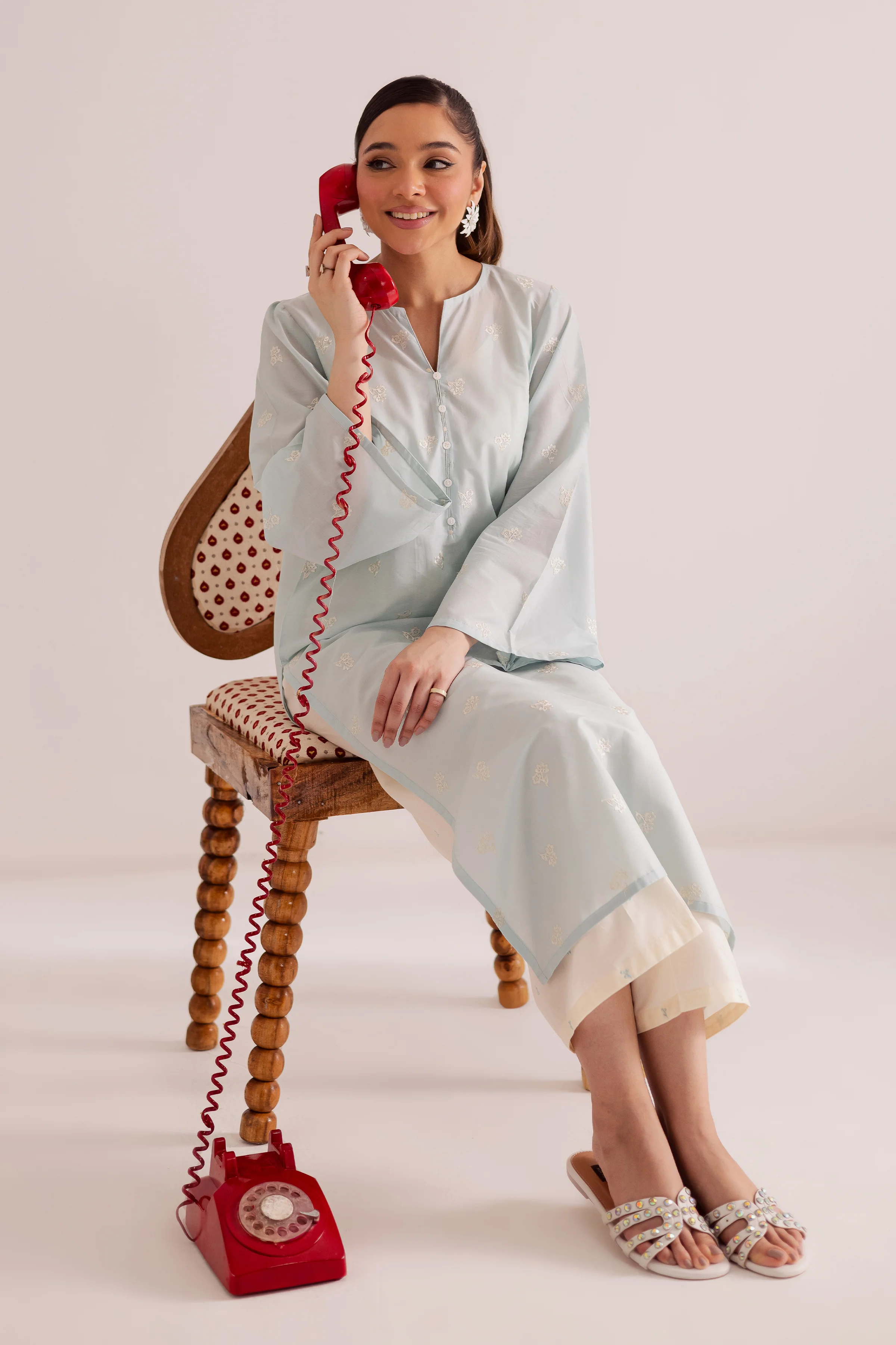 Feyre 2Pc - Embroidered Casual Pret - Image 4