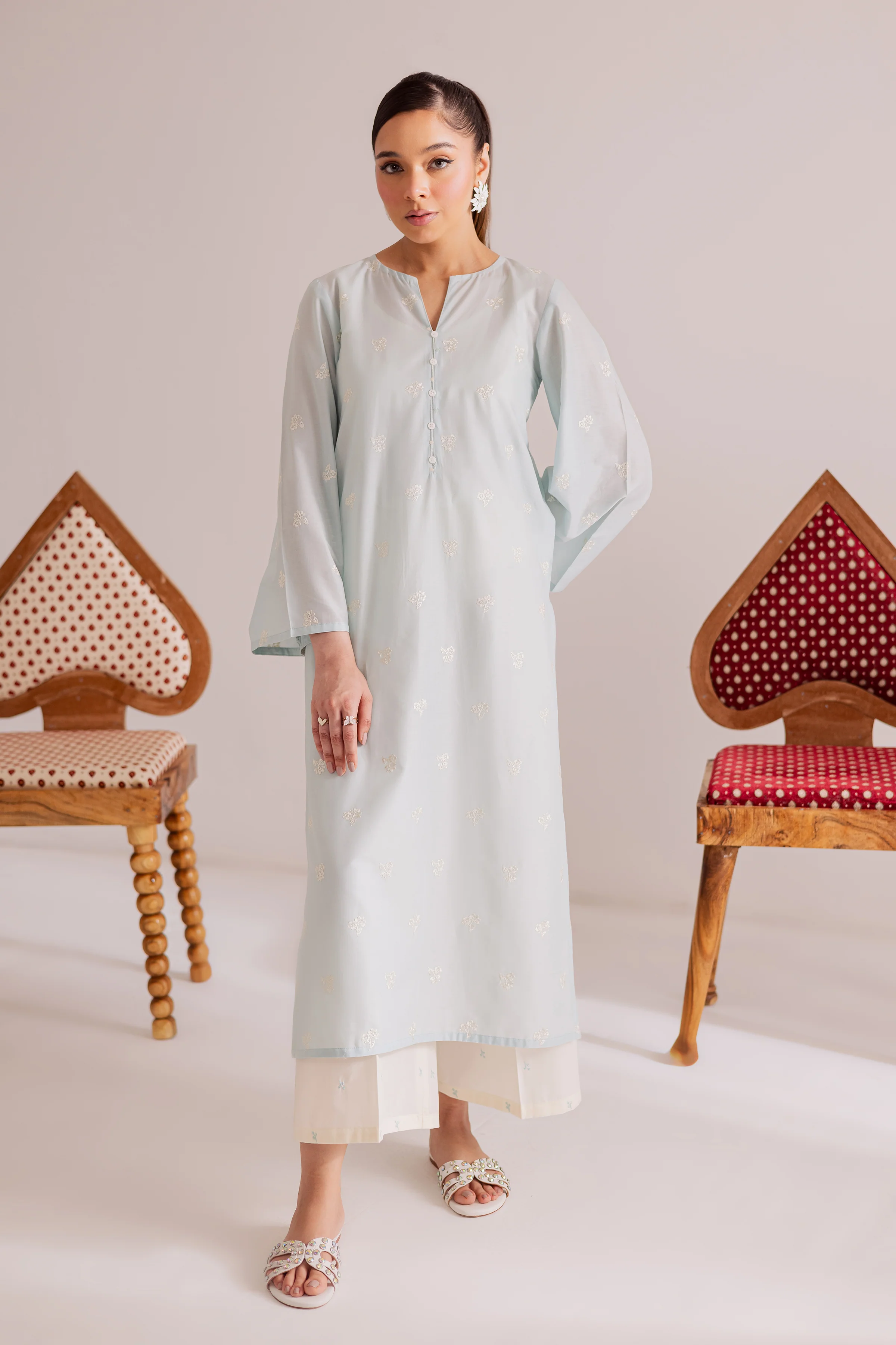 Feyre 2Pc - Embroidered Casual Pret - Image 5