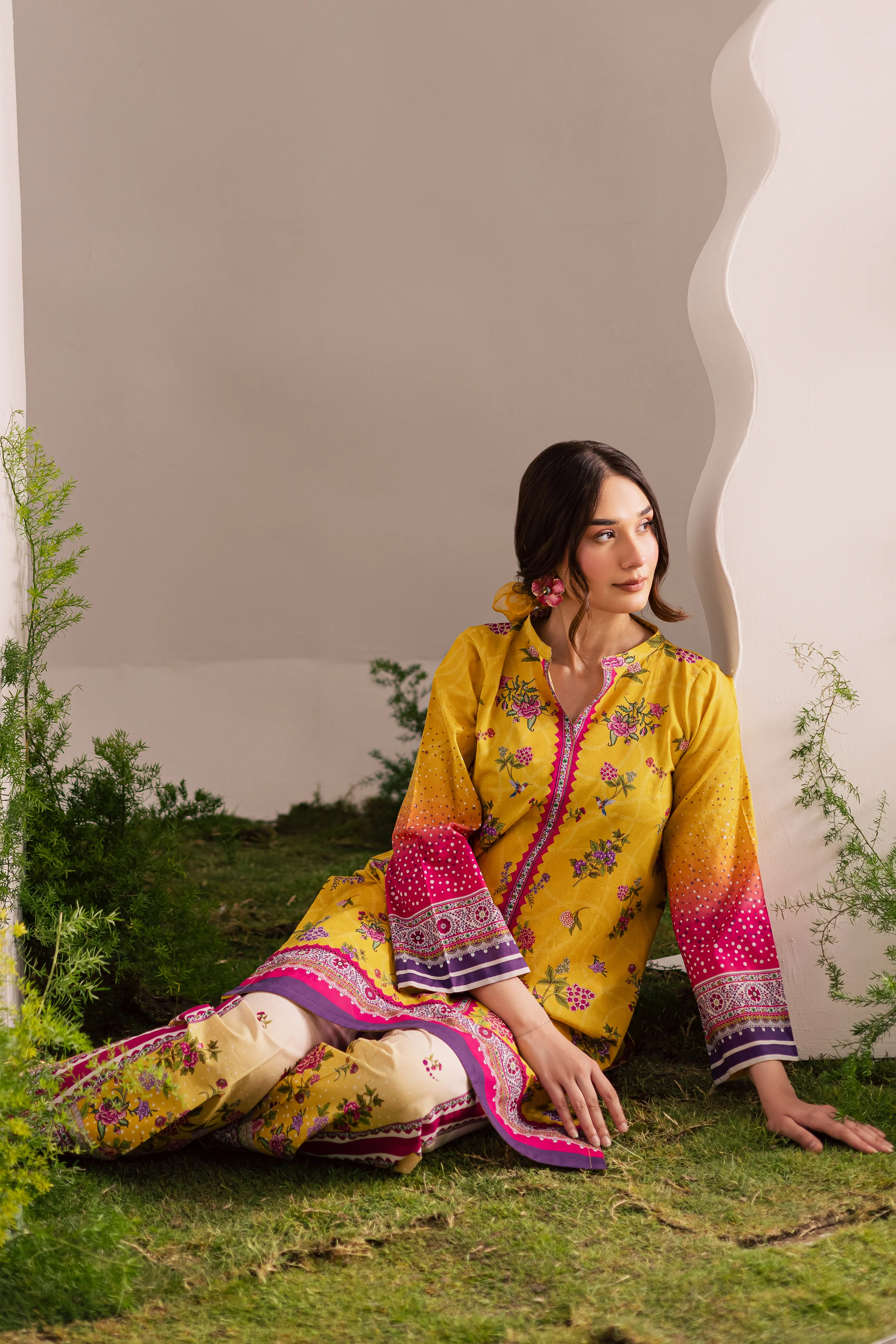 Inferno 2Pc - Printed Lawn Dress - Image 4