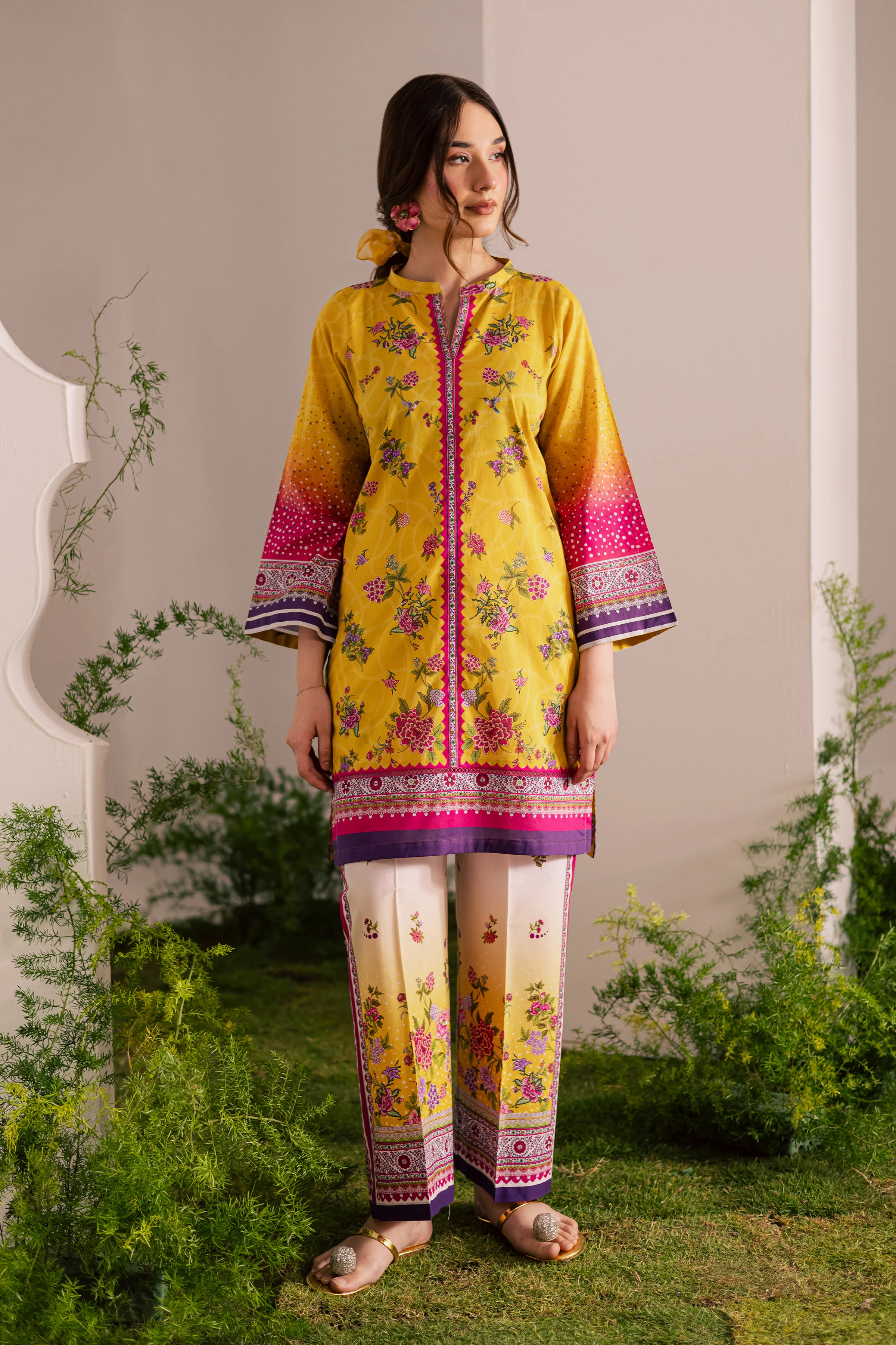 Inferno 2Pc - Printed Lawn Dress - Image 5