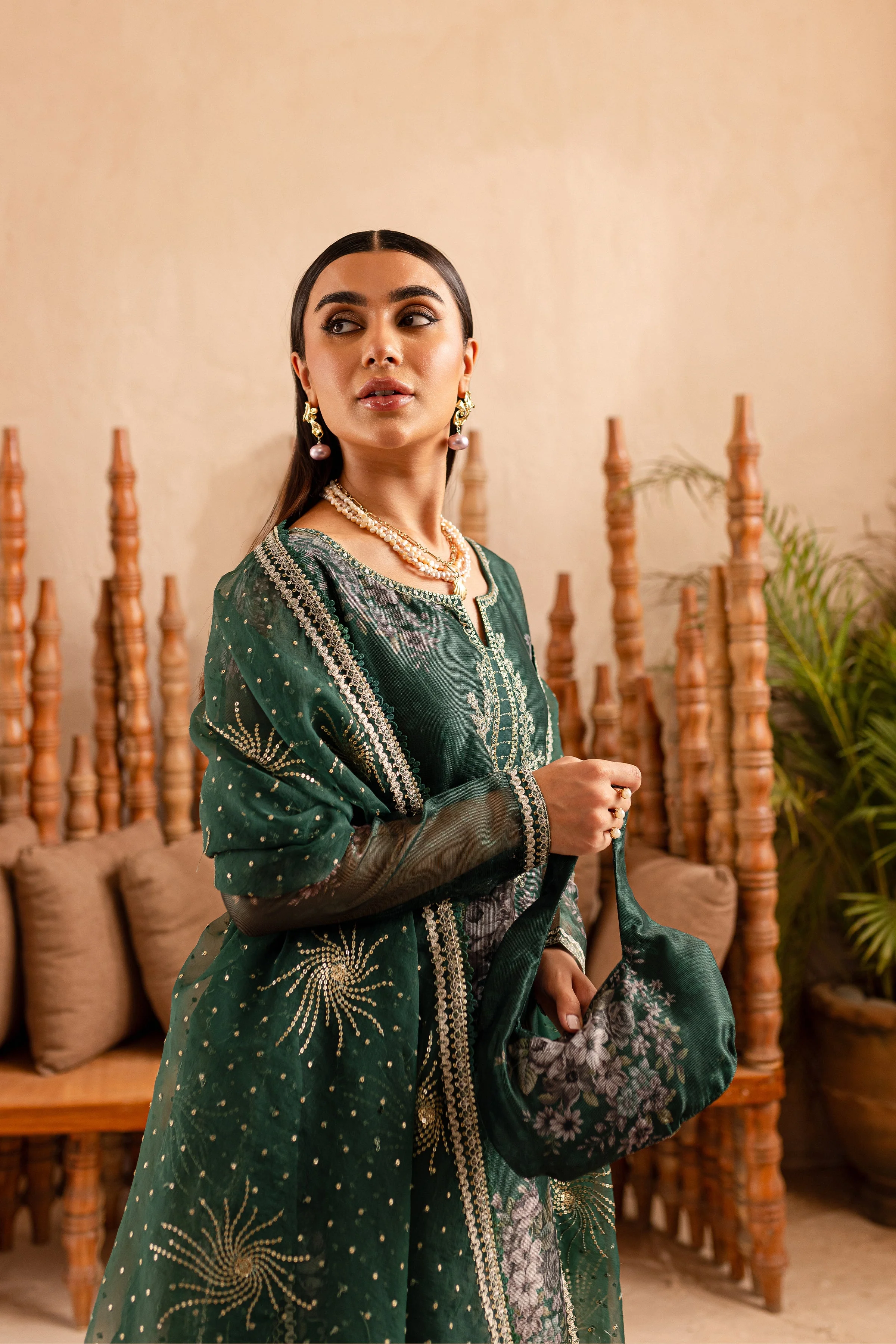 Jill 3Pc - Embroidered Luxe PRET - Image 5