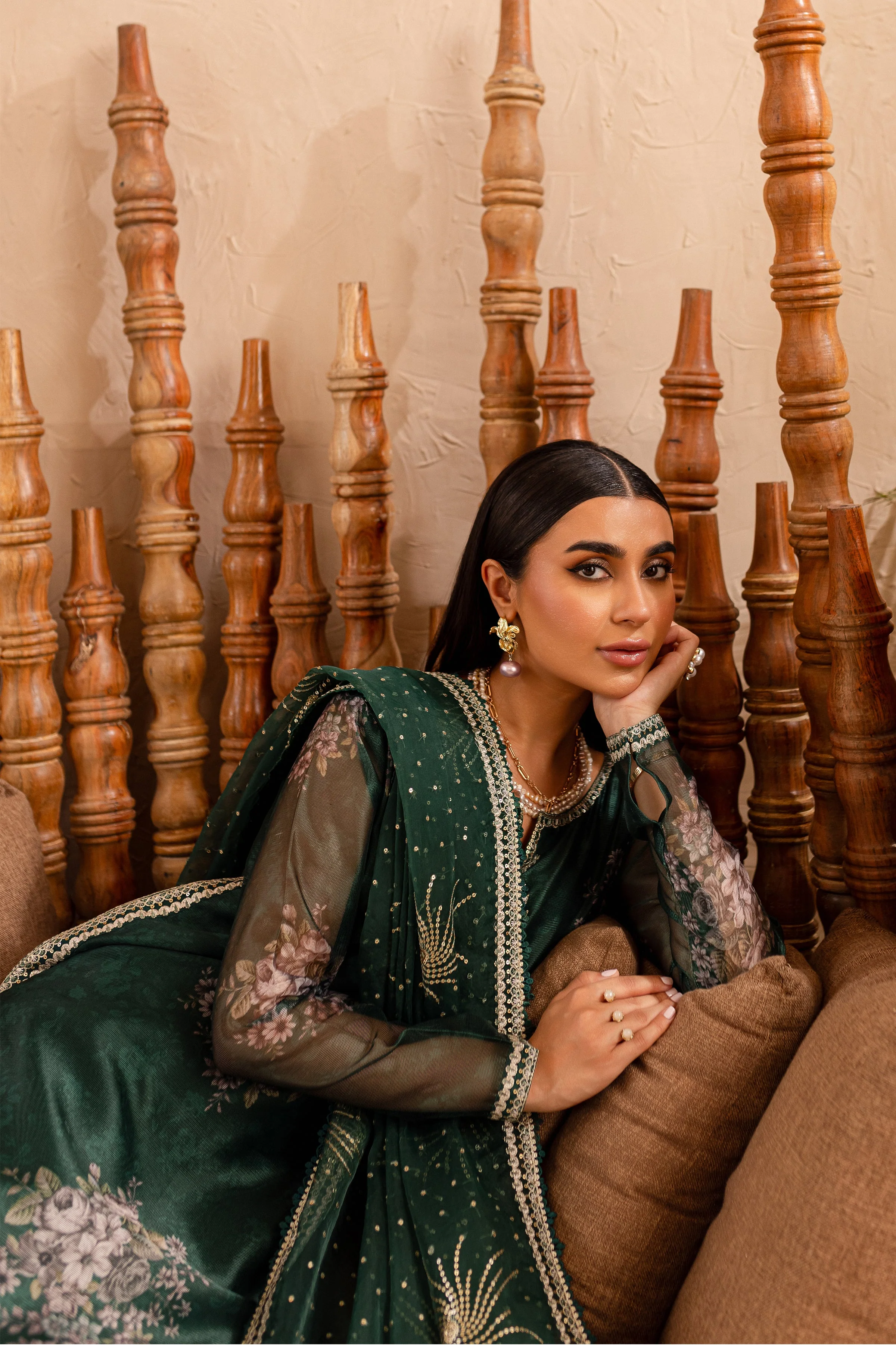 Jill 3Pc - Embroidered Luxe PRET - Image 6