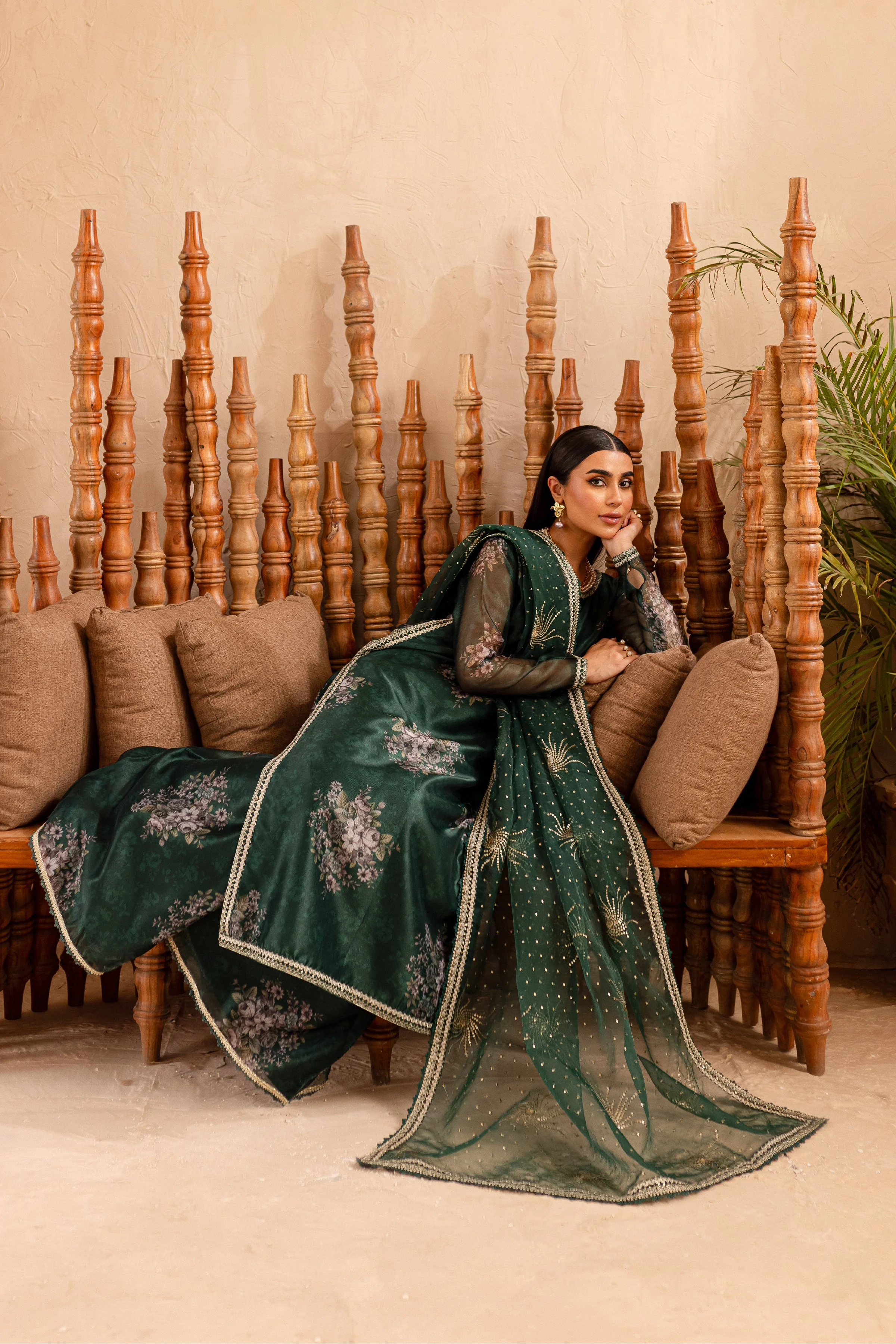 Jill 3Pc - Embroidered Luxe PRET - Image 7