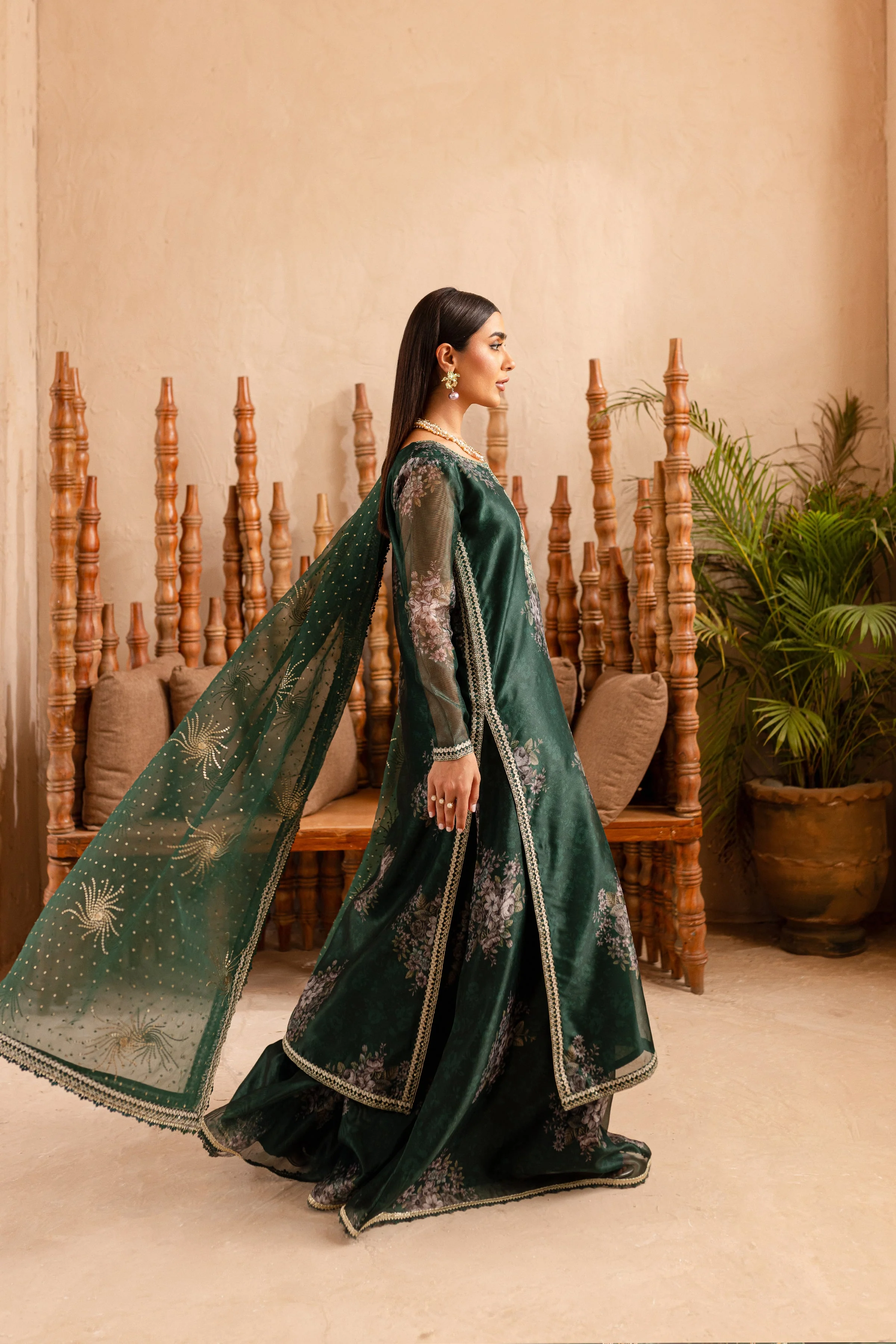 Jill 3Pc - Embroidered Luxe PRET - Image 9