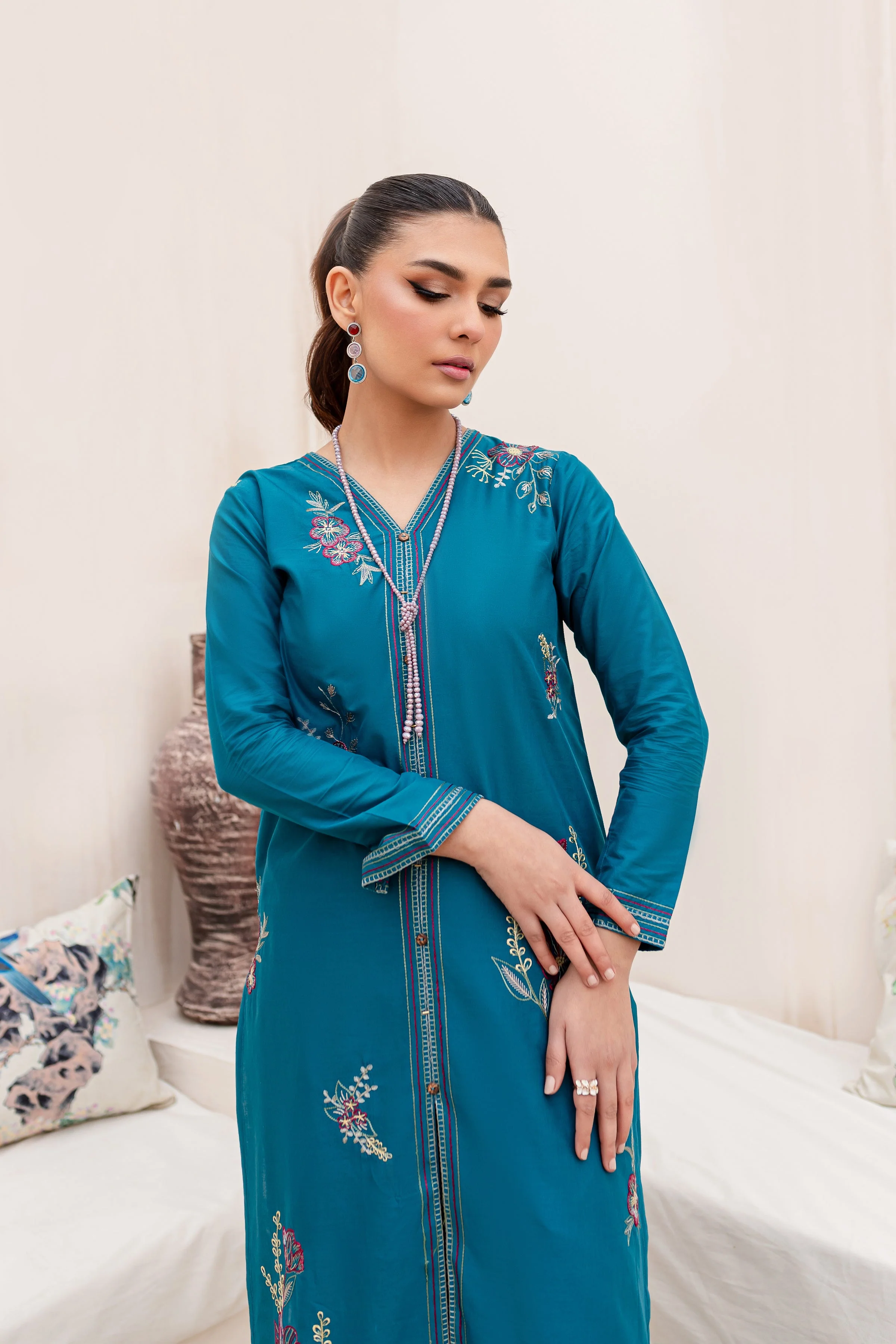 Jordy 2Pc - Embroidered Lawn Dress - Image 5