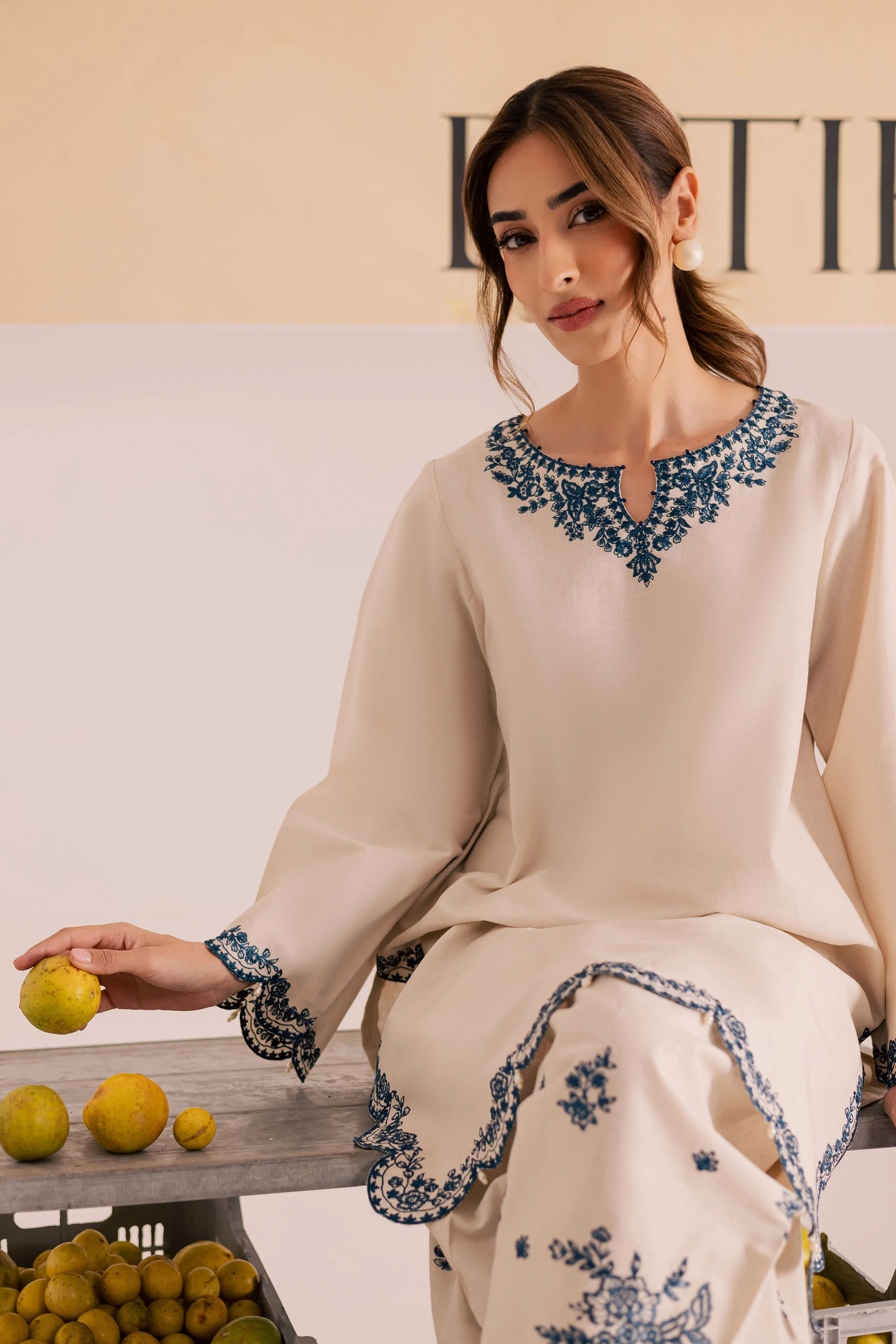 Jumbo 2Pc - Embroidered Khaddar Dress - Image 3