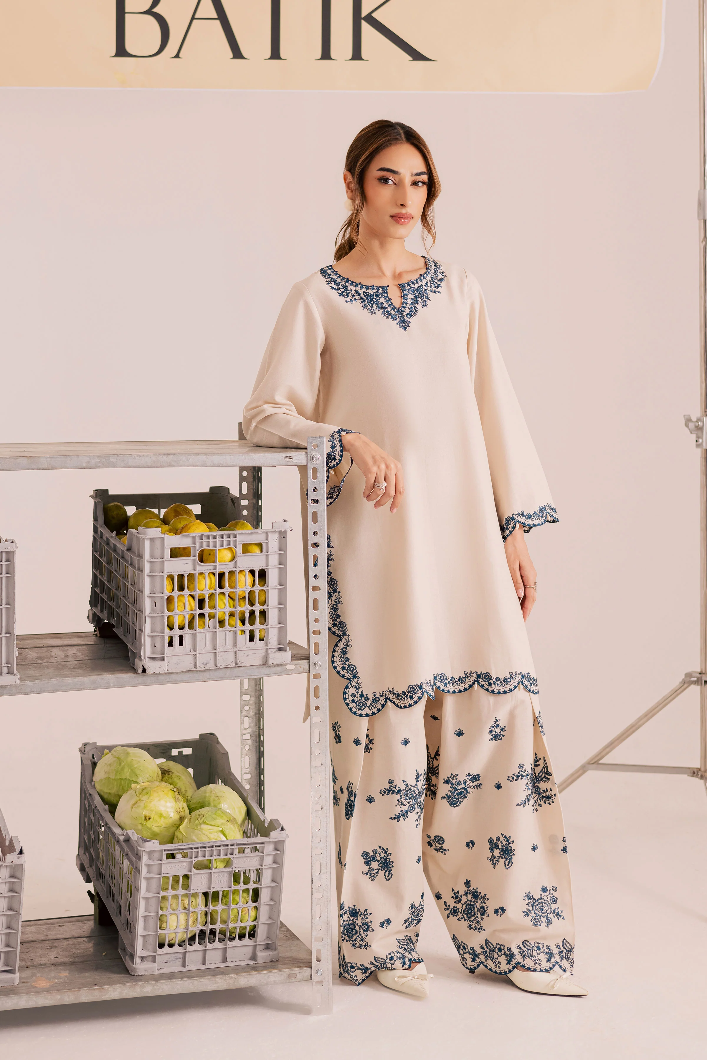 Jumbo 2Pc - Embroidered Khaddar Dress - Image 4