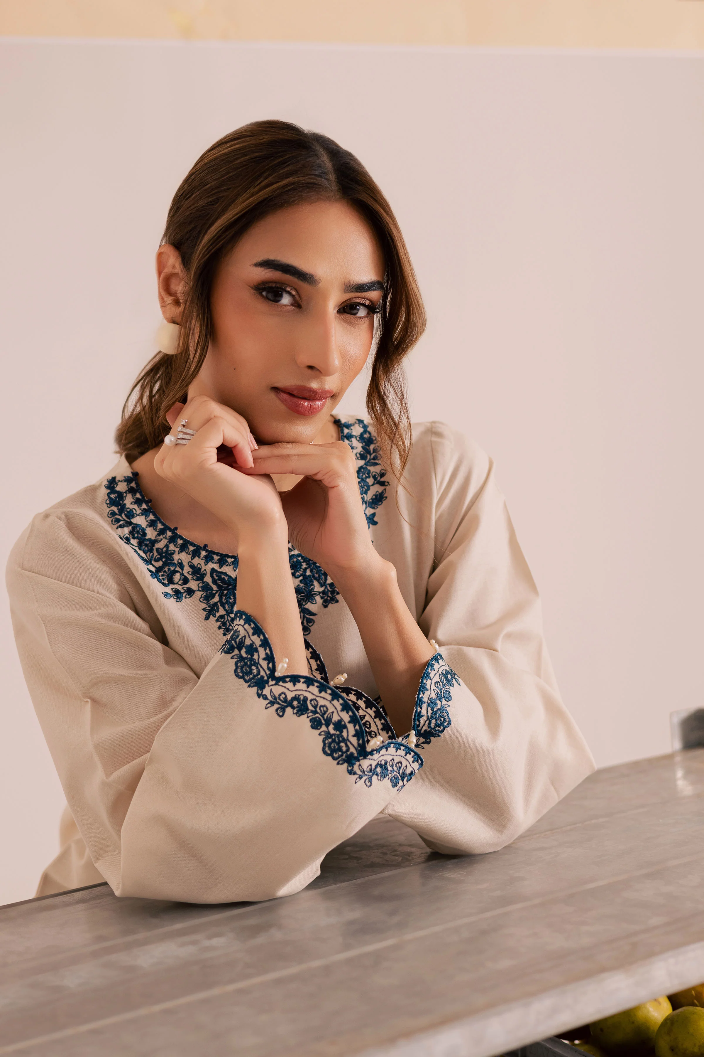 Jumbo 2Pc - Embroidered Khaddar Dress - Image 5