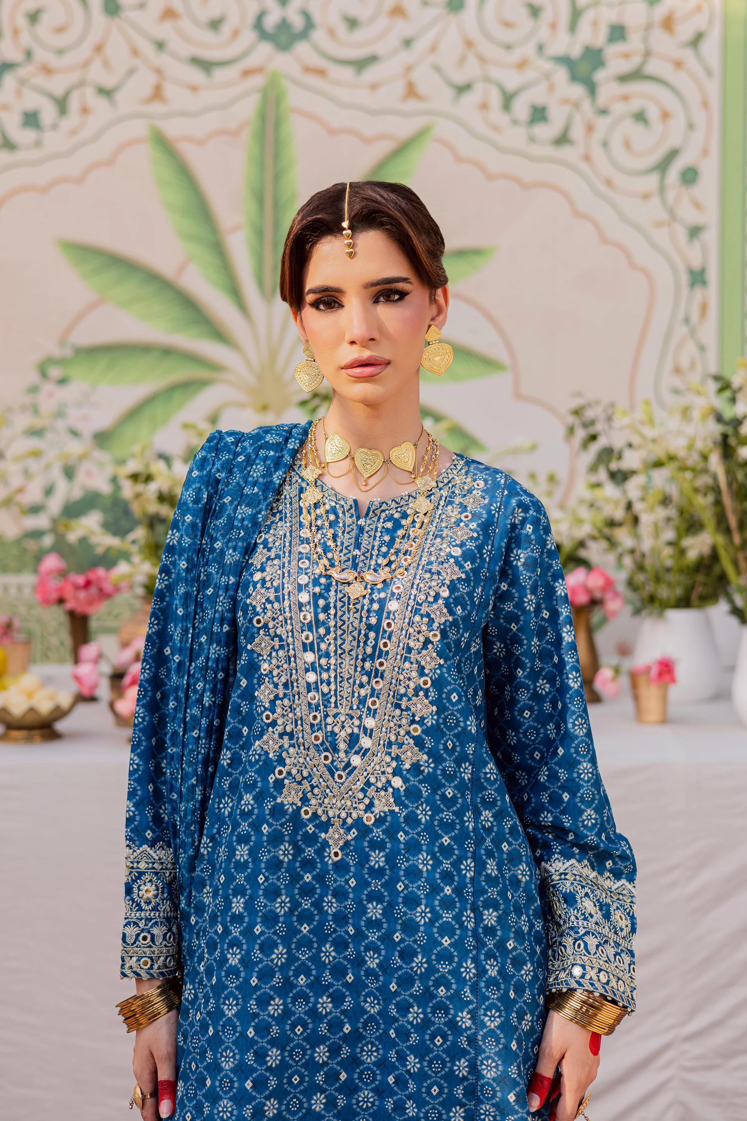 Midnight 3Pc - Festive Eid Prints - Image 7