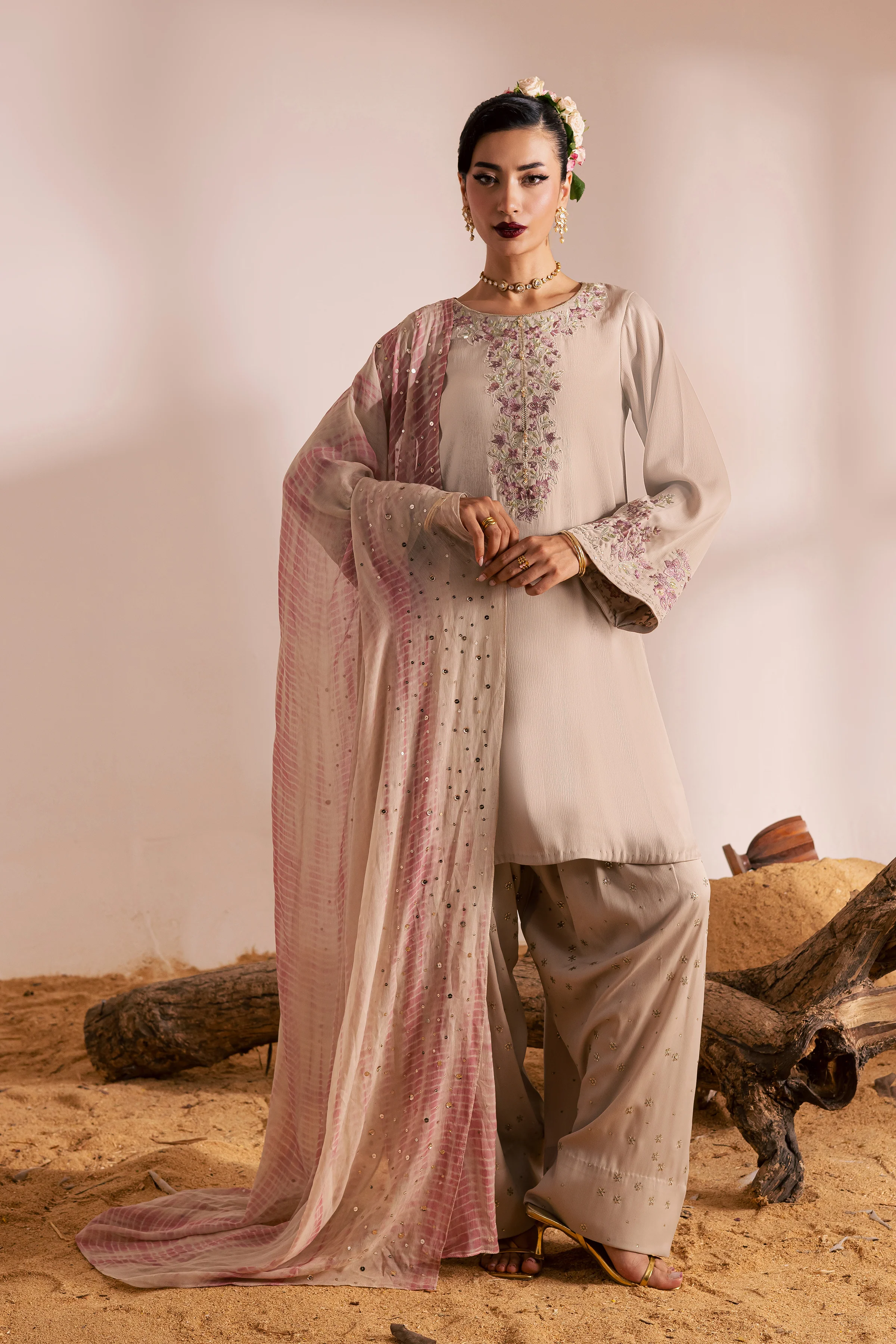 Nazli 3Pc - Festive Luxe Pret - Image 5