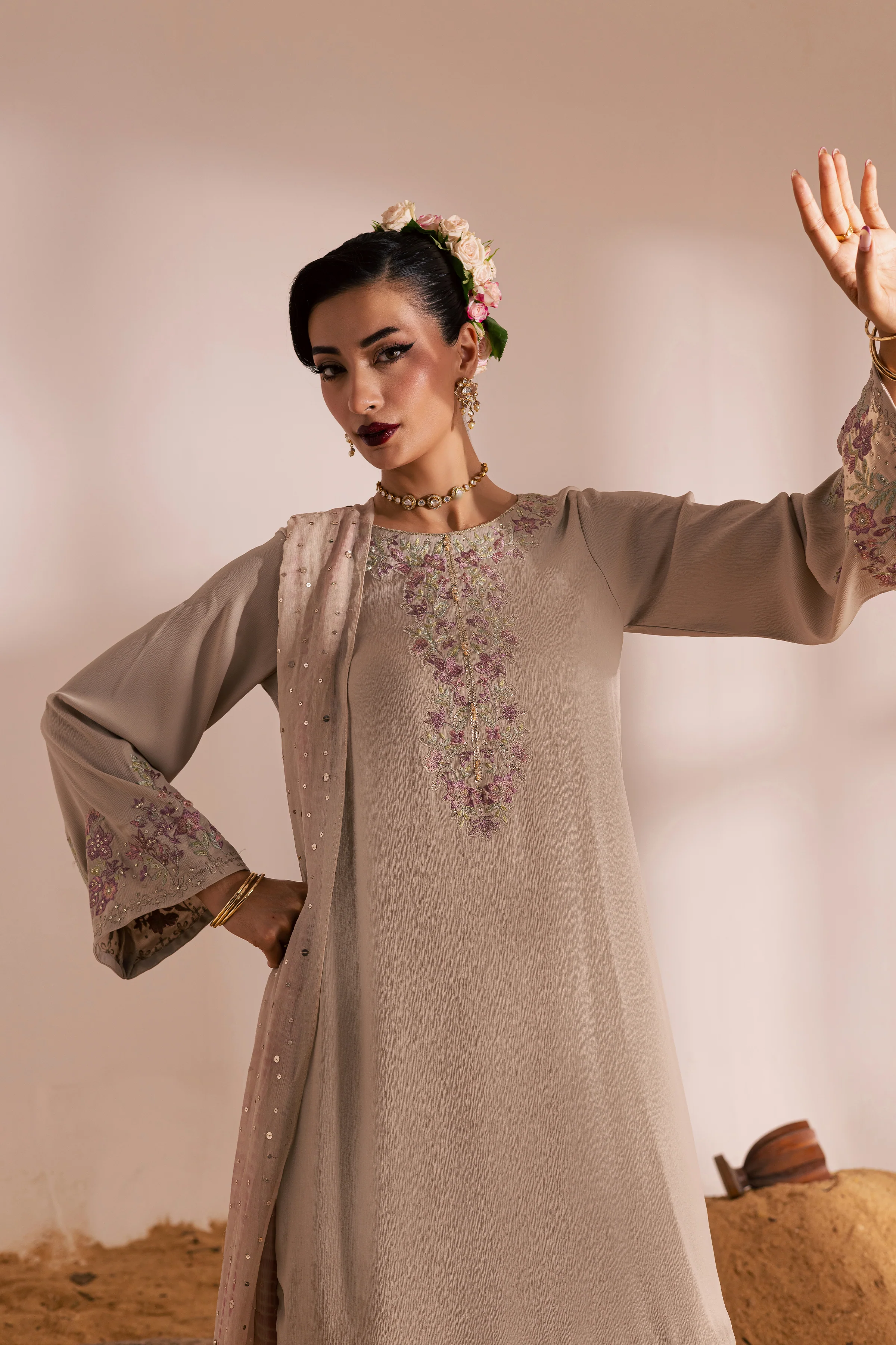 Nazli 3Pc - Festive Luxe Pret - Image 8