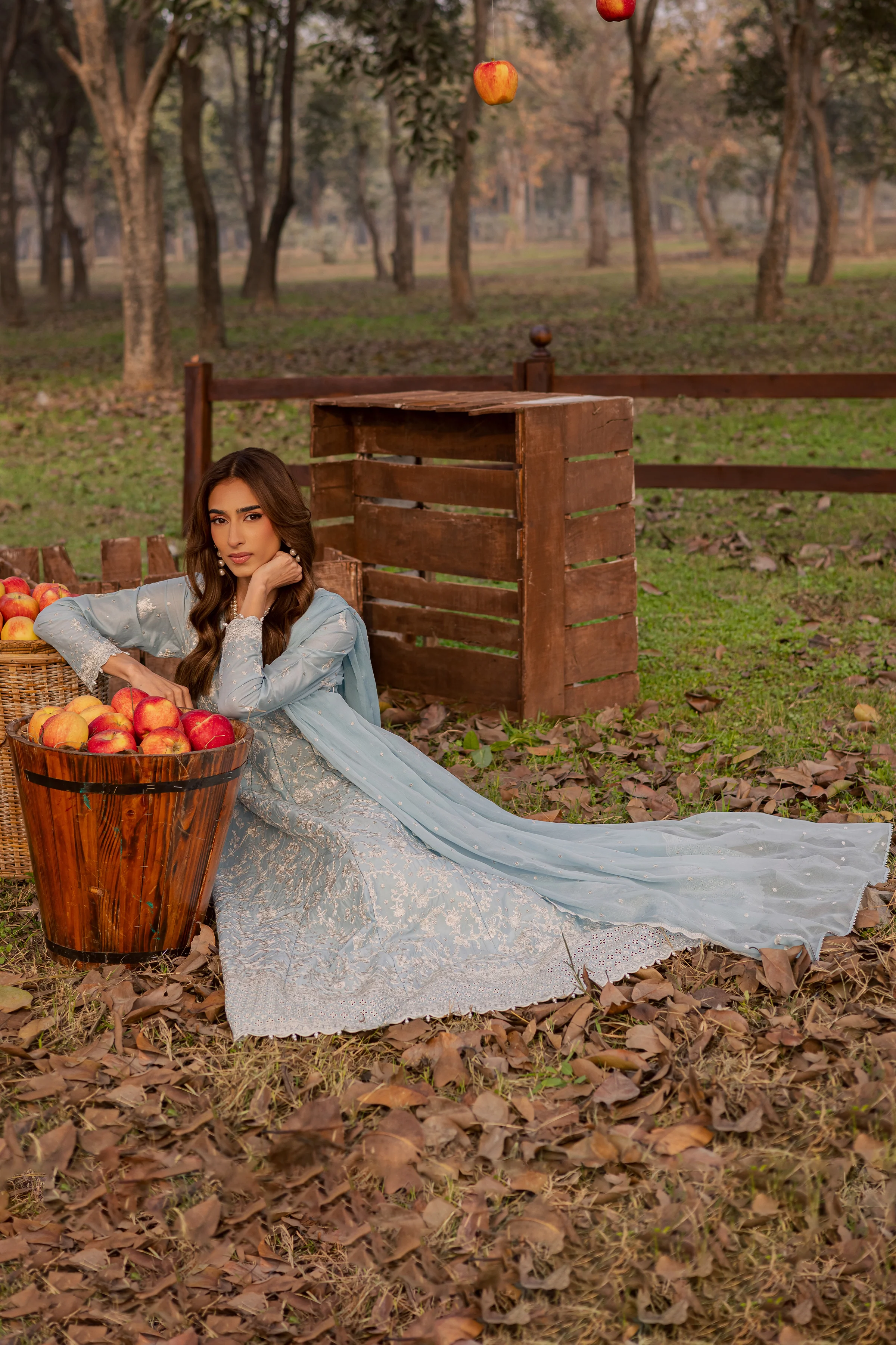 Nur Ray 3Pc - Festive Embroidered Lawn - Image 4