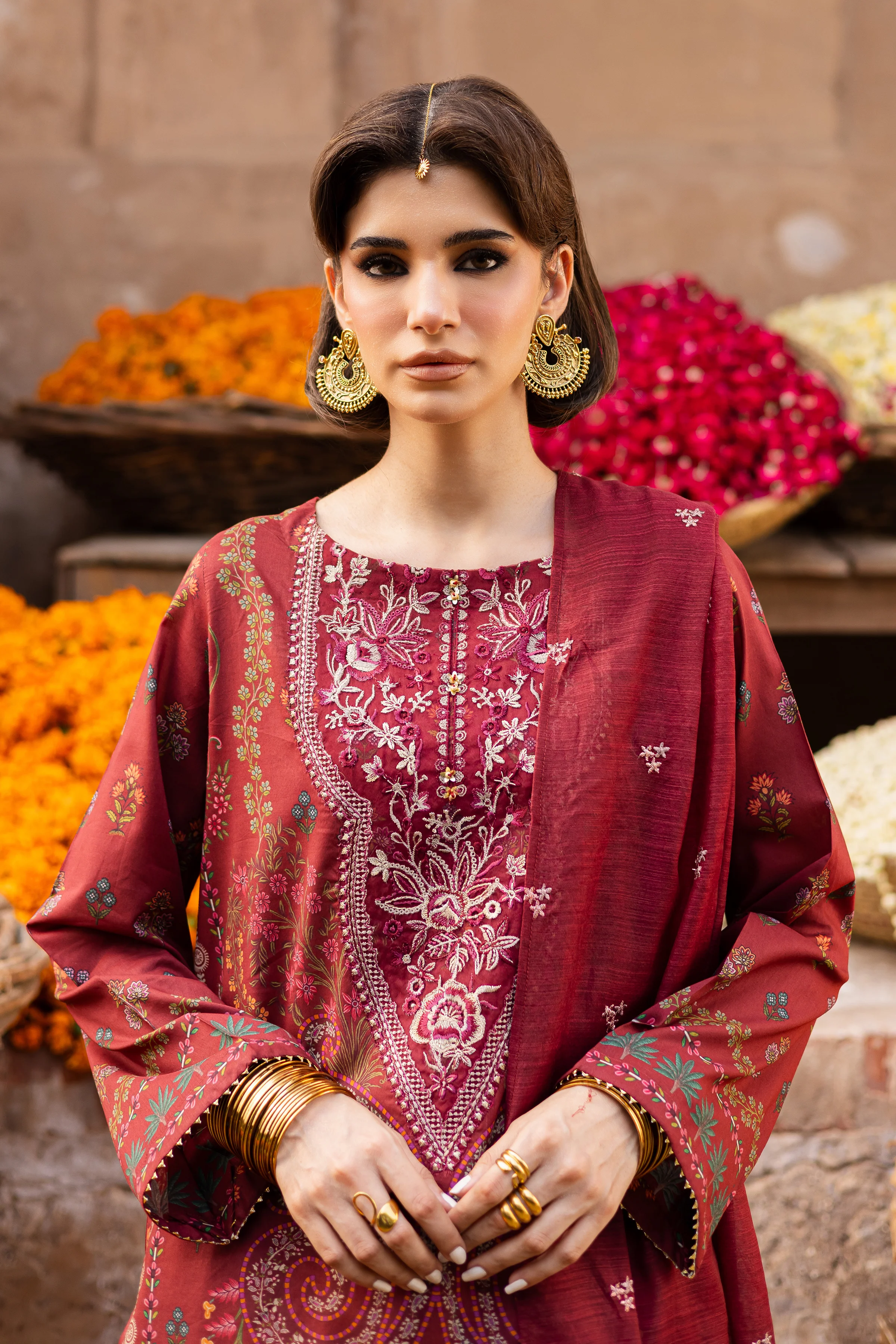 Parishay 3Pc- Printed Lawn Dress - Image 3