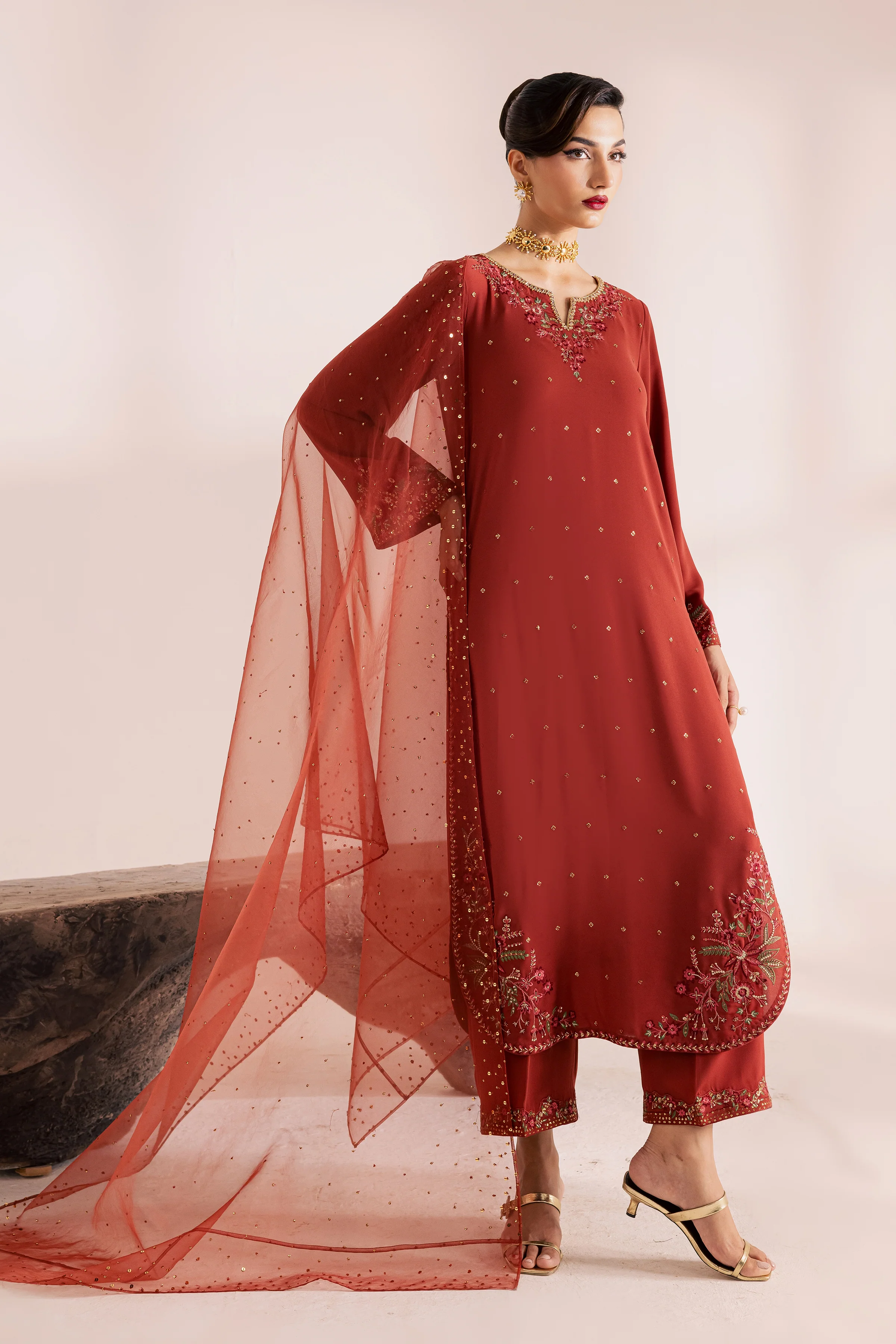 Raha 3Pc - Festive Luxe Pret - Image 5