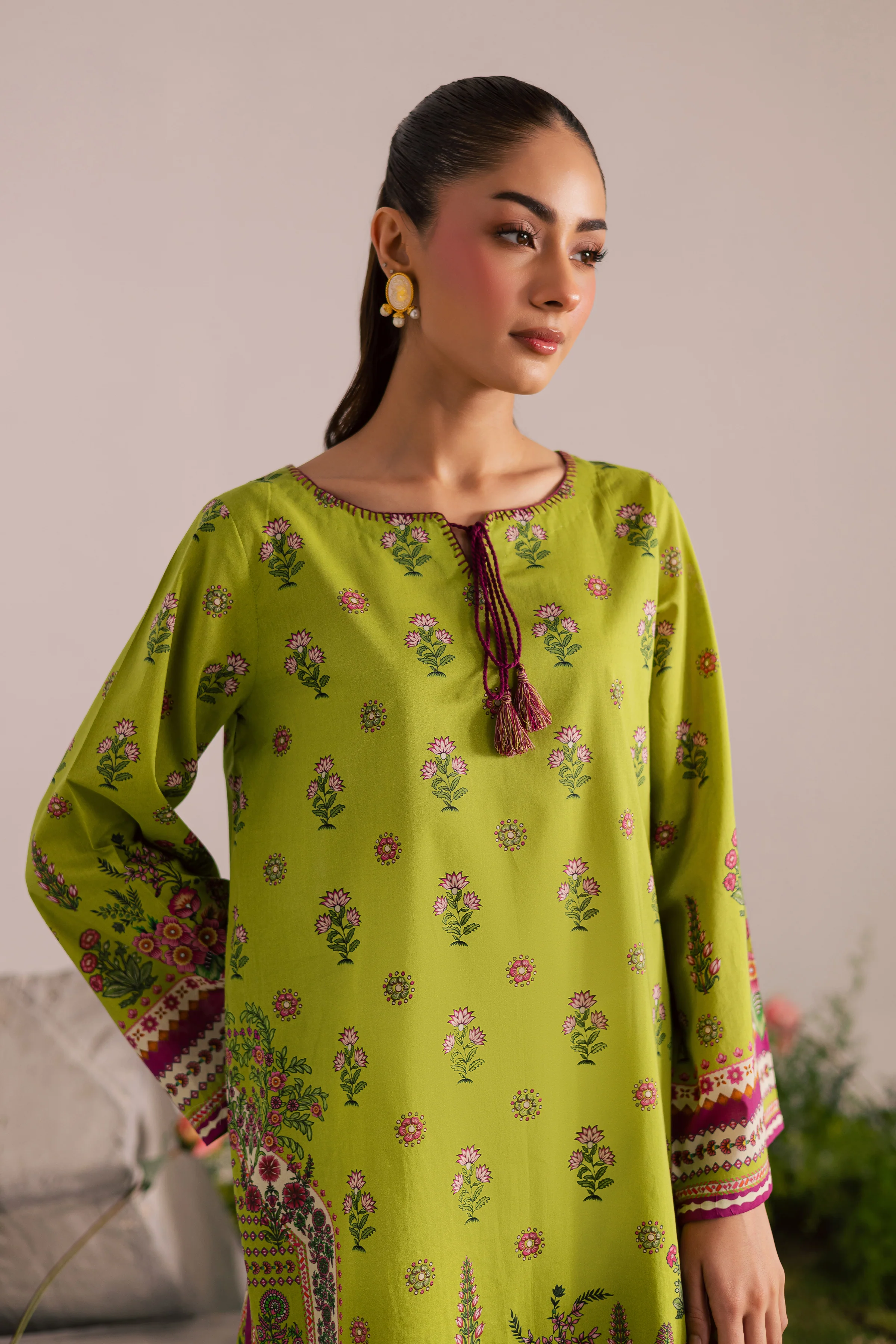 Roomi 2Pc - Printed Lawn Dress - Image 3