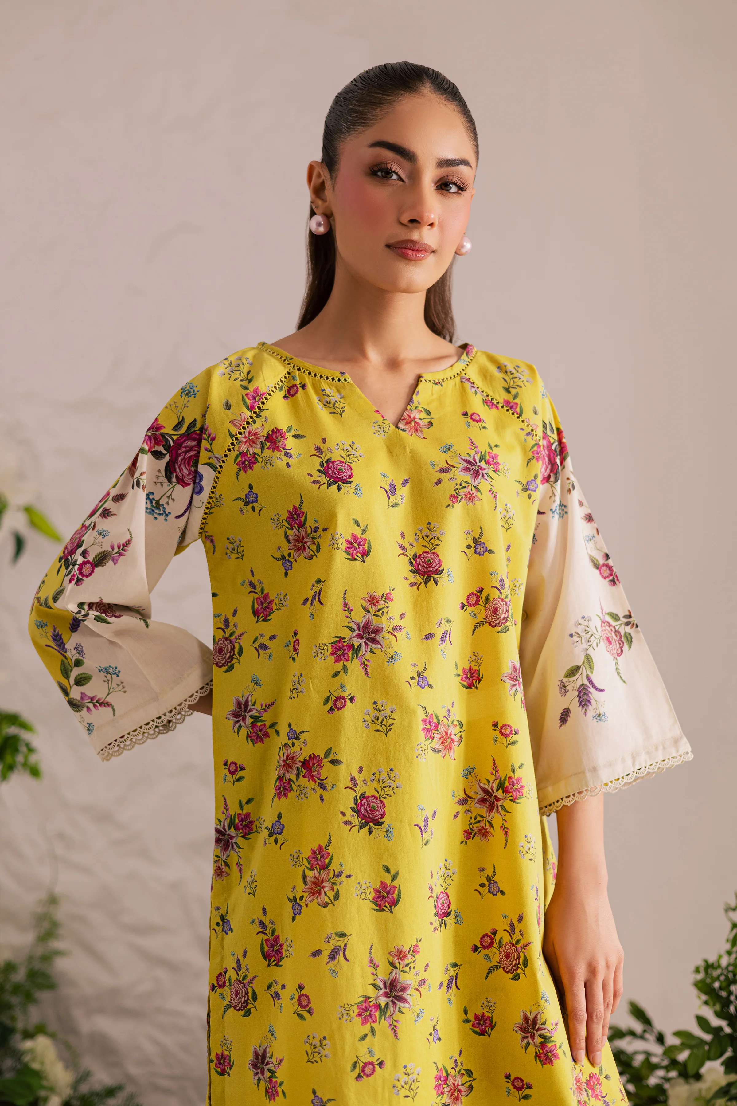 Saffron 2Pc - Printed Lawn Dress - Image 3