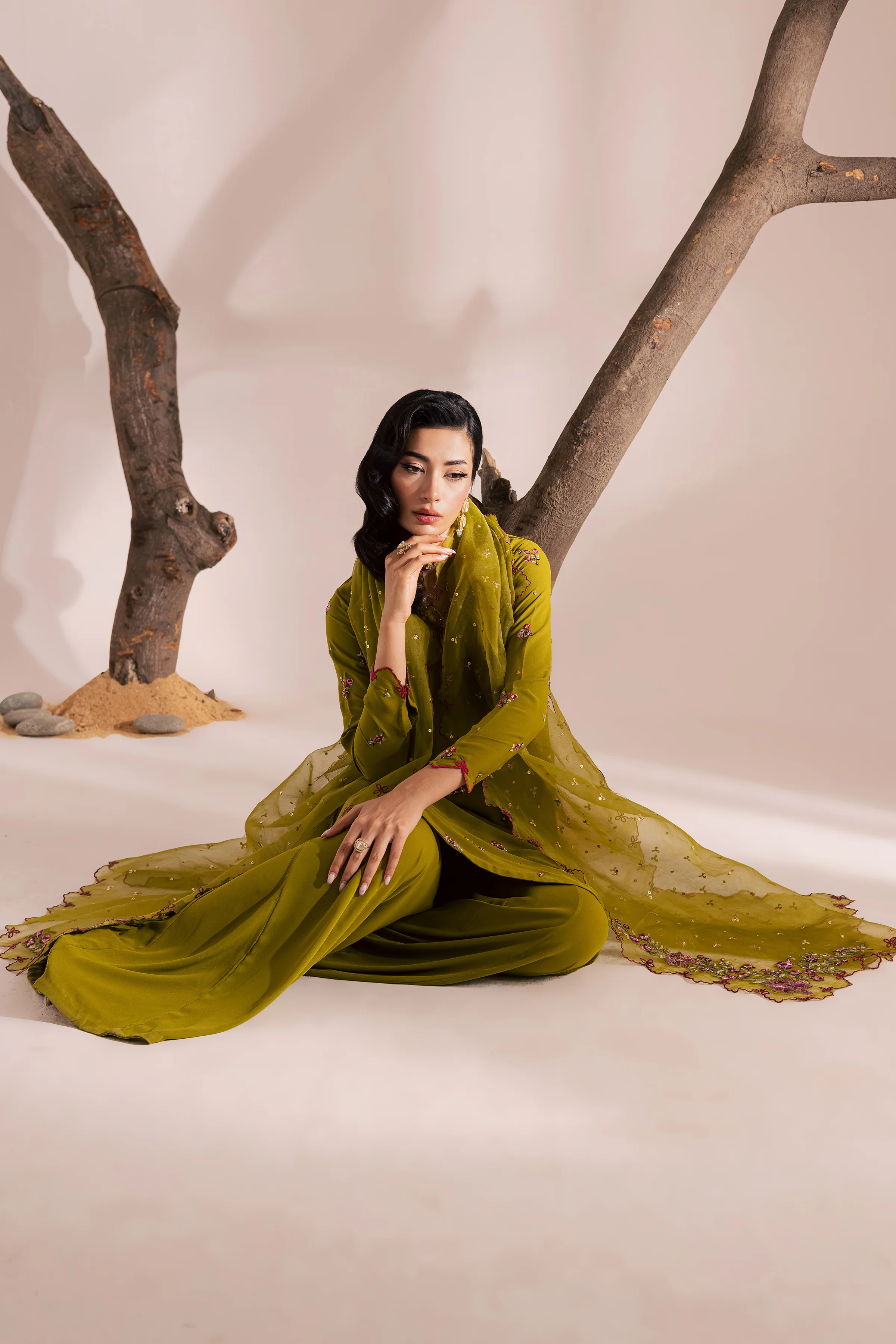 Safiya 3Pc - Festive Luxe Pret - Image 4