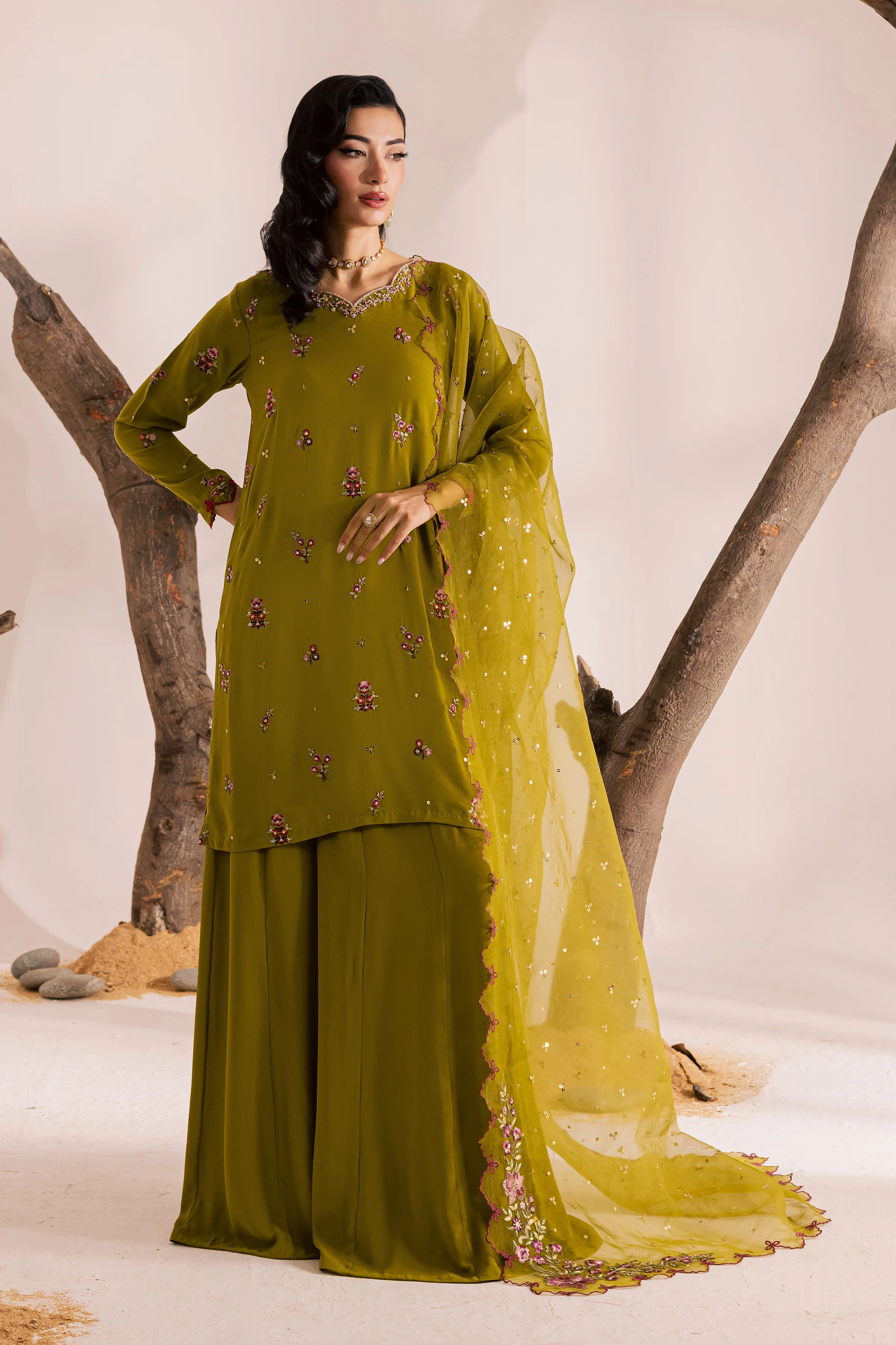 Safiya 3Pc - Festive Luxe Pret - Image 5