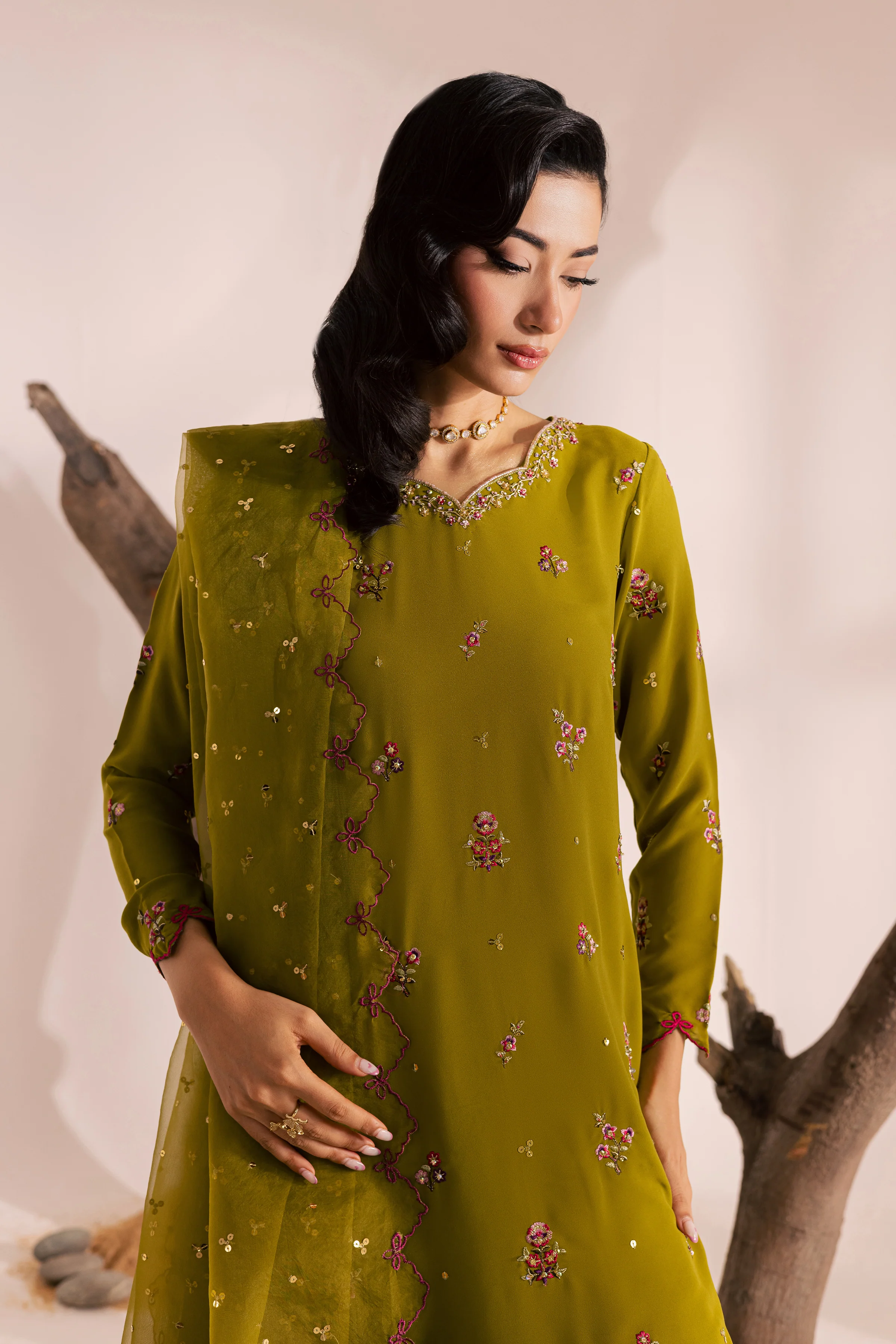 Safiya 3Pc - Festive Luxe Pret - Image 6