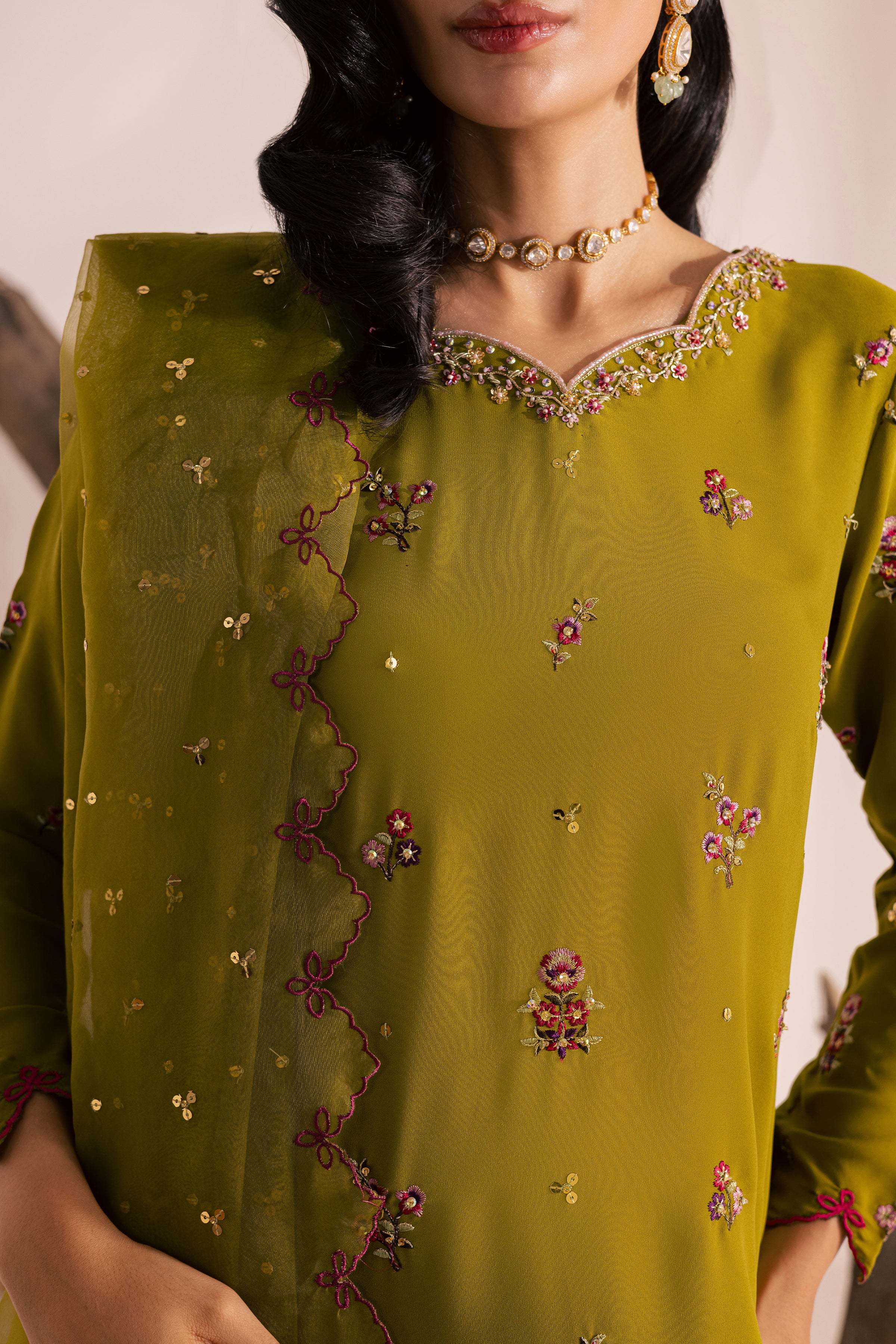 Safiya 3Pc - Festive Luxe Pret - Image 8
