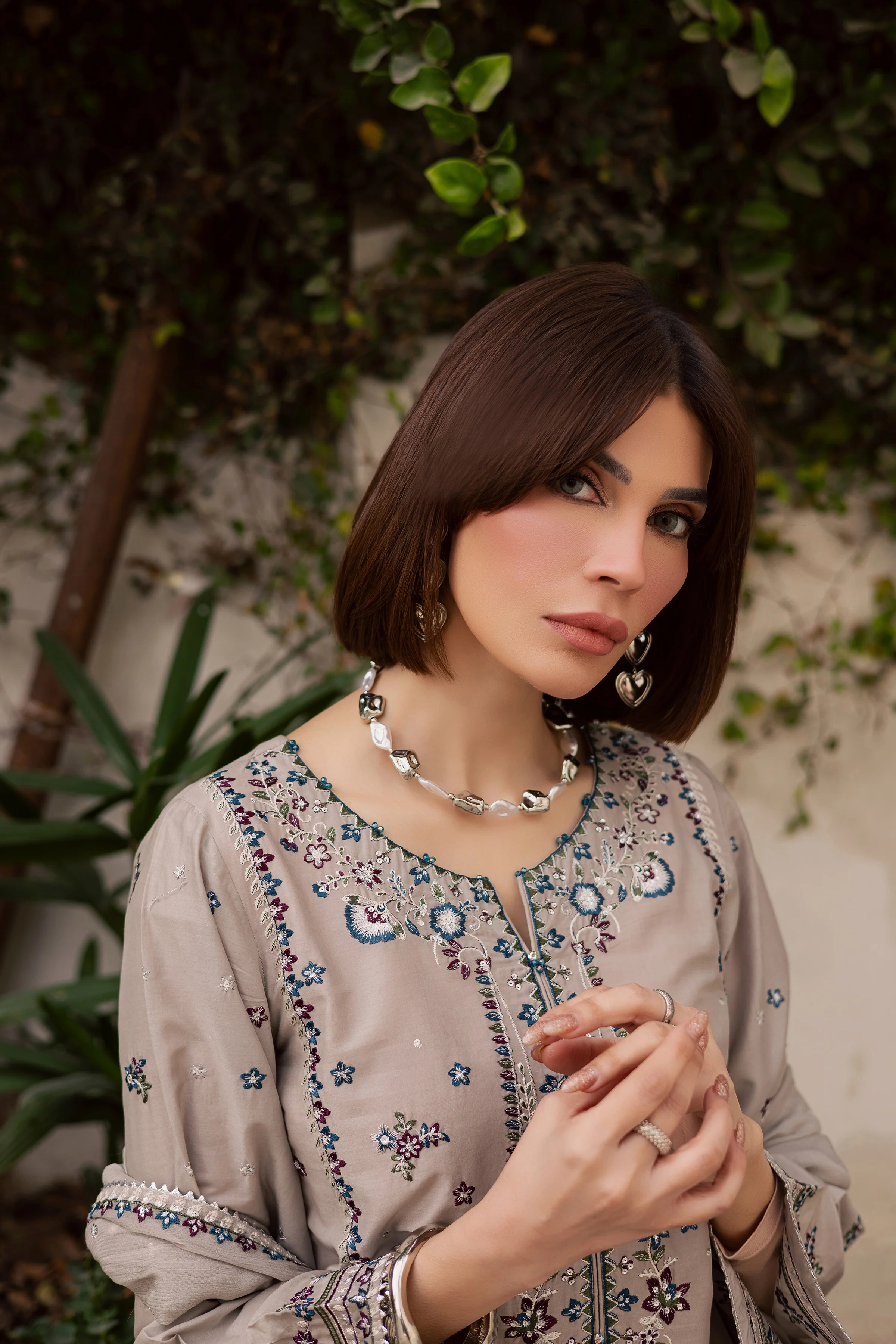 Silversun 3Pc - Festive Embroidered Lawn - Image 4