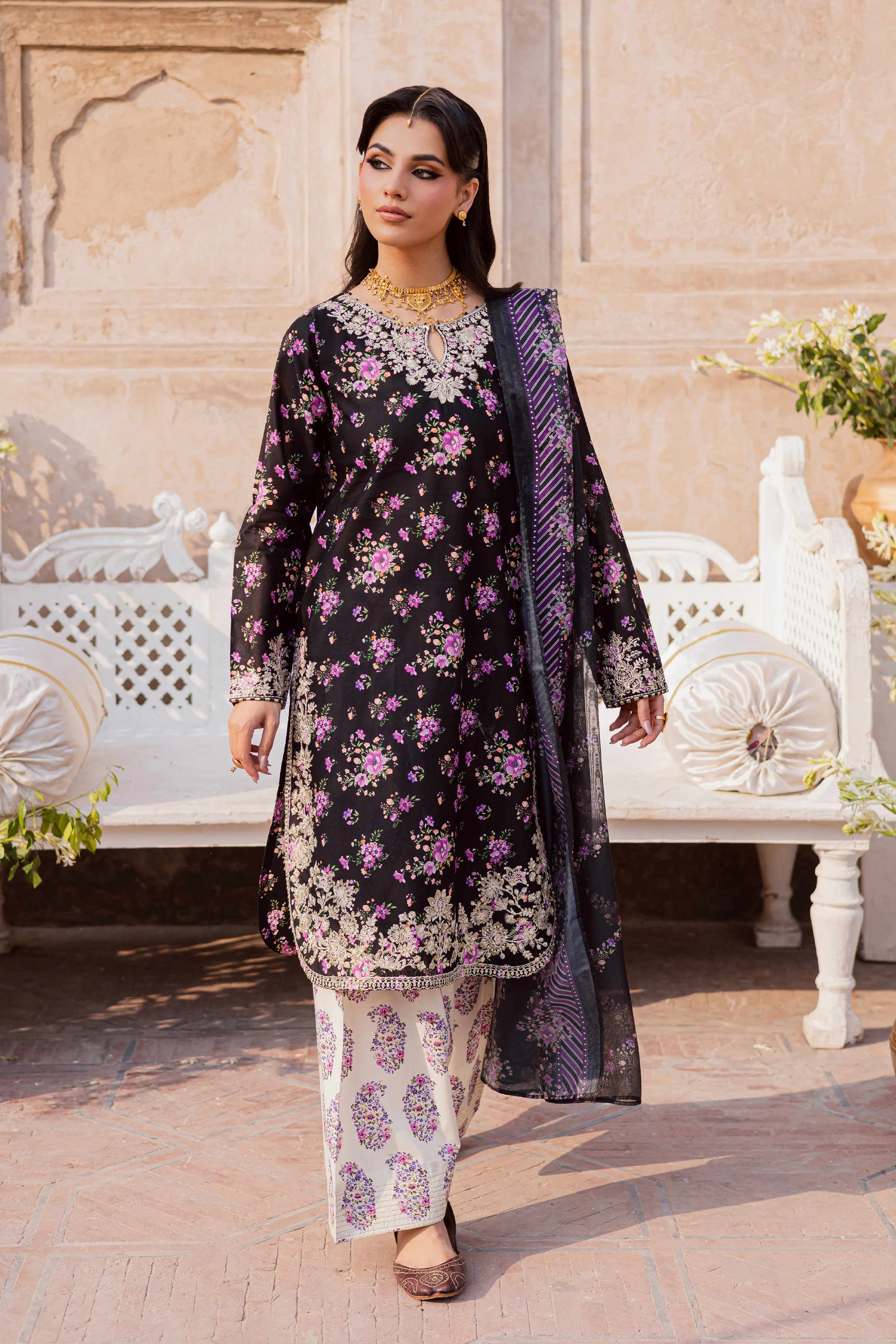 Summer Daze 3Pc - Festive Eid Prints - Image 3