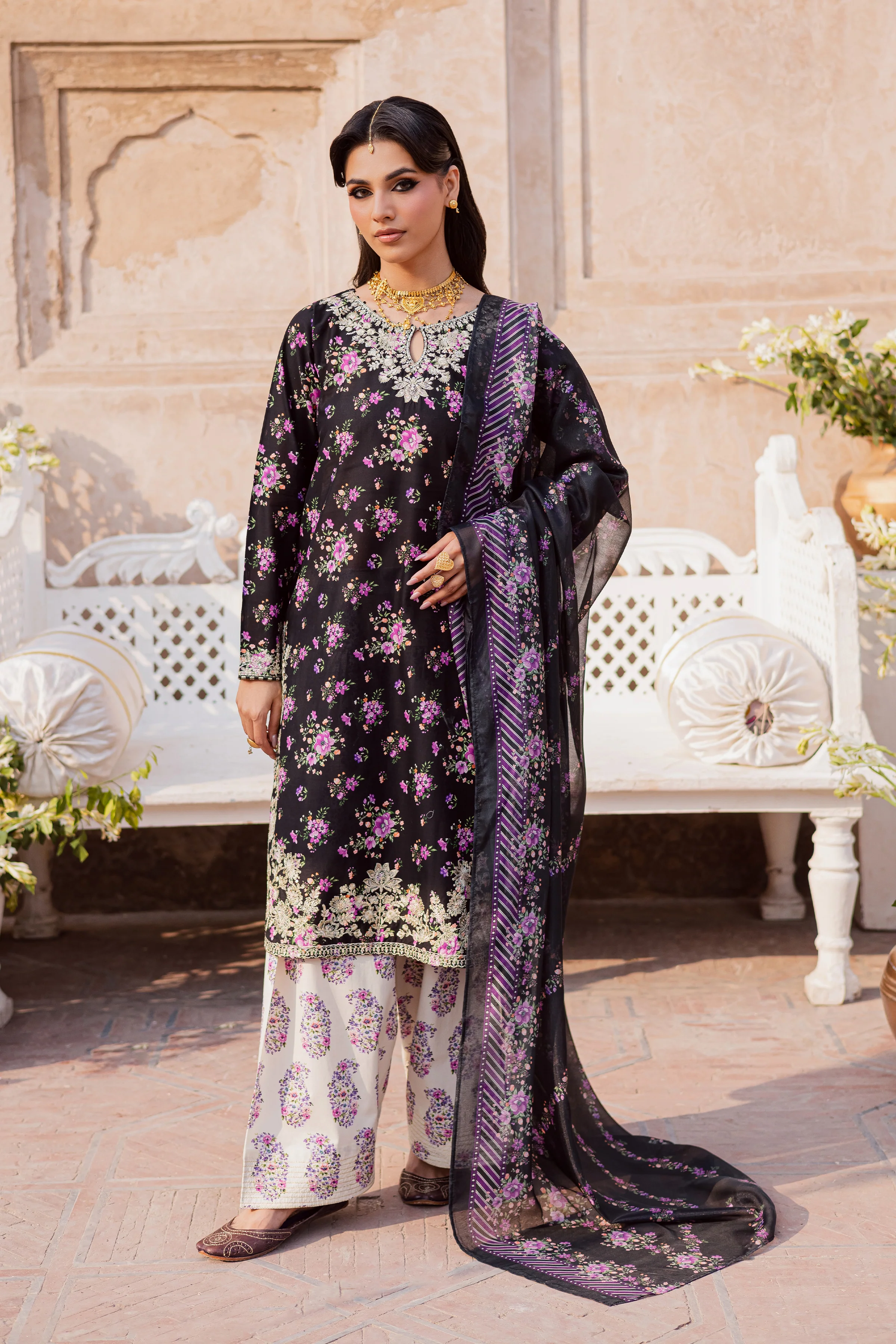 Summer Daze 3Pc - Festive Eid Prints - Image 7