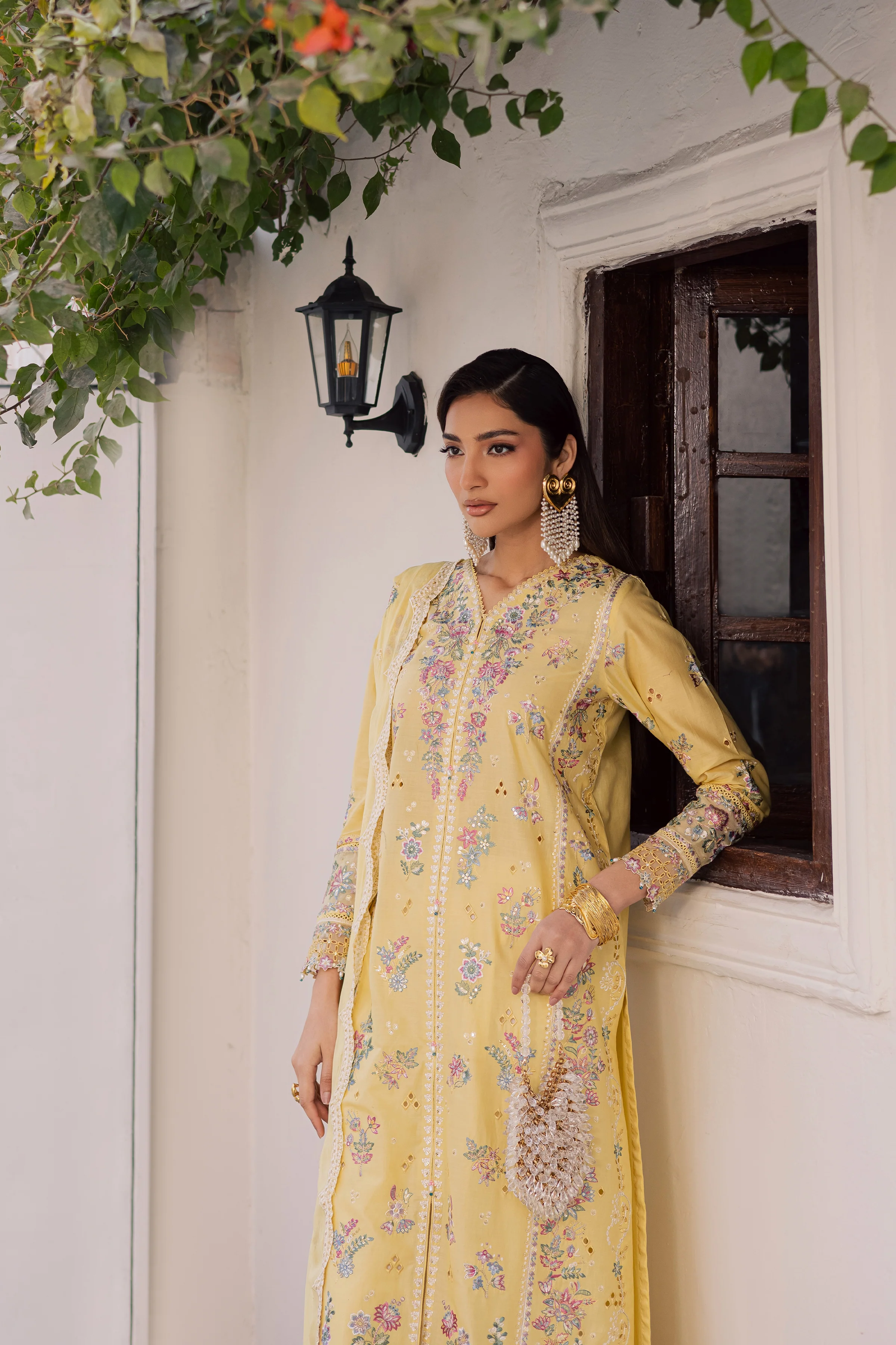 Sundip 3Pc - Festive Embroidered Lawn - Image 4
