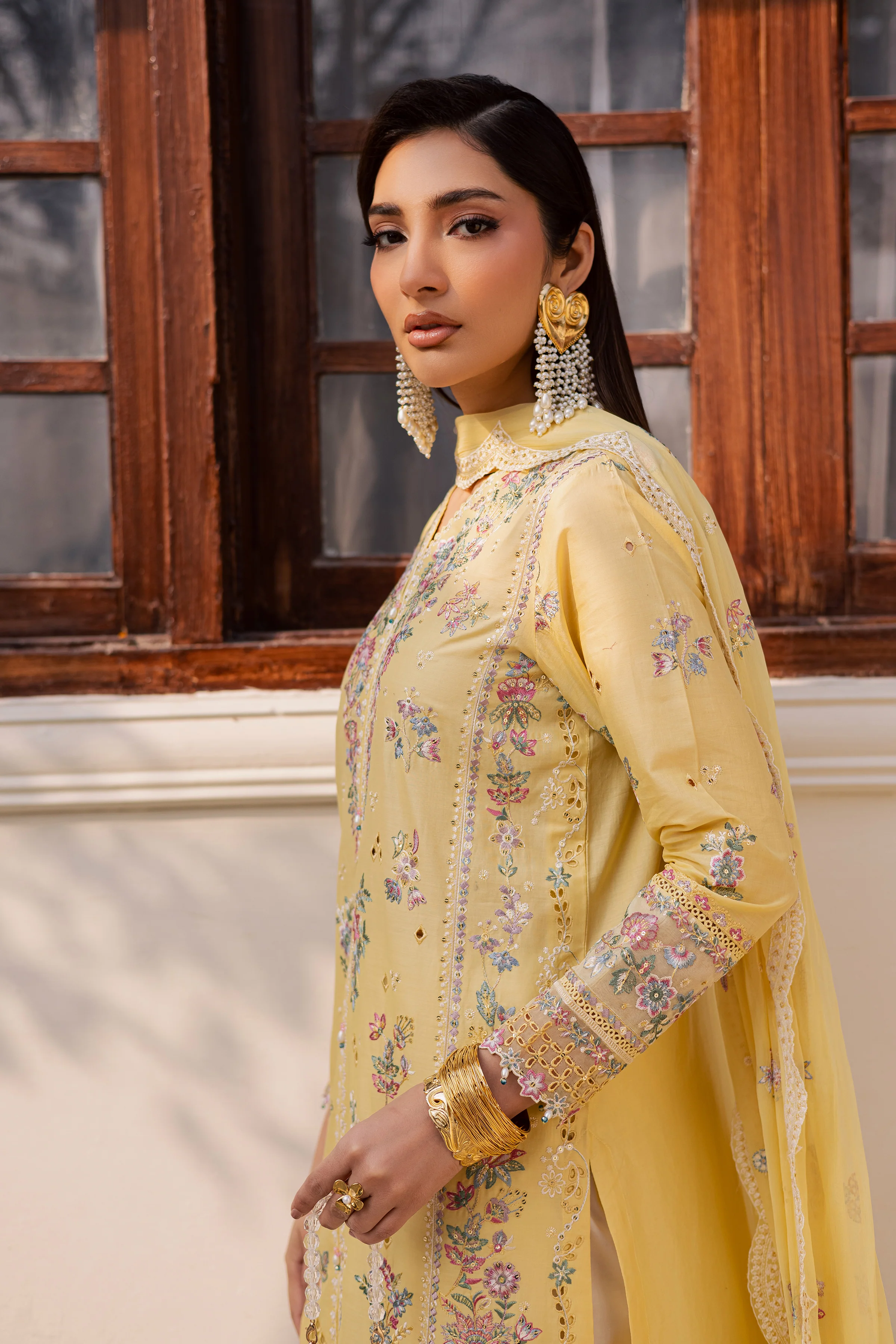 Sundip 3Pc - Festive Embroidered Lawn - Image 7